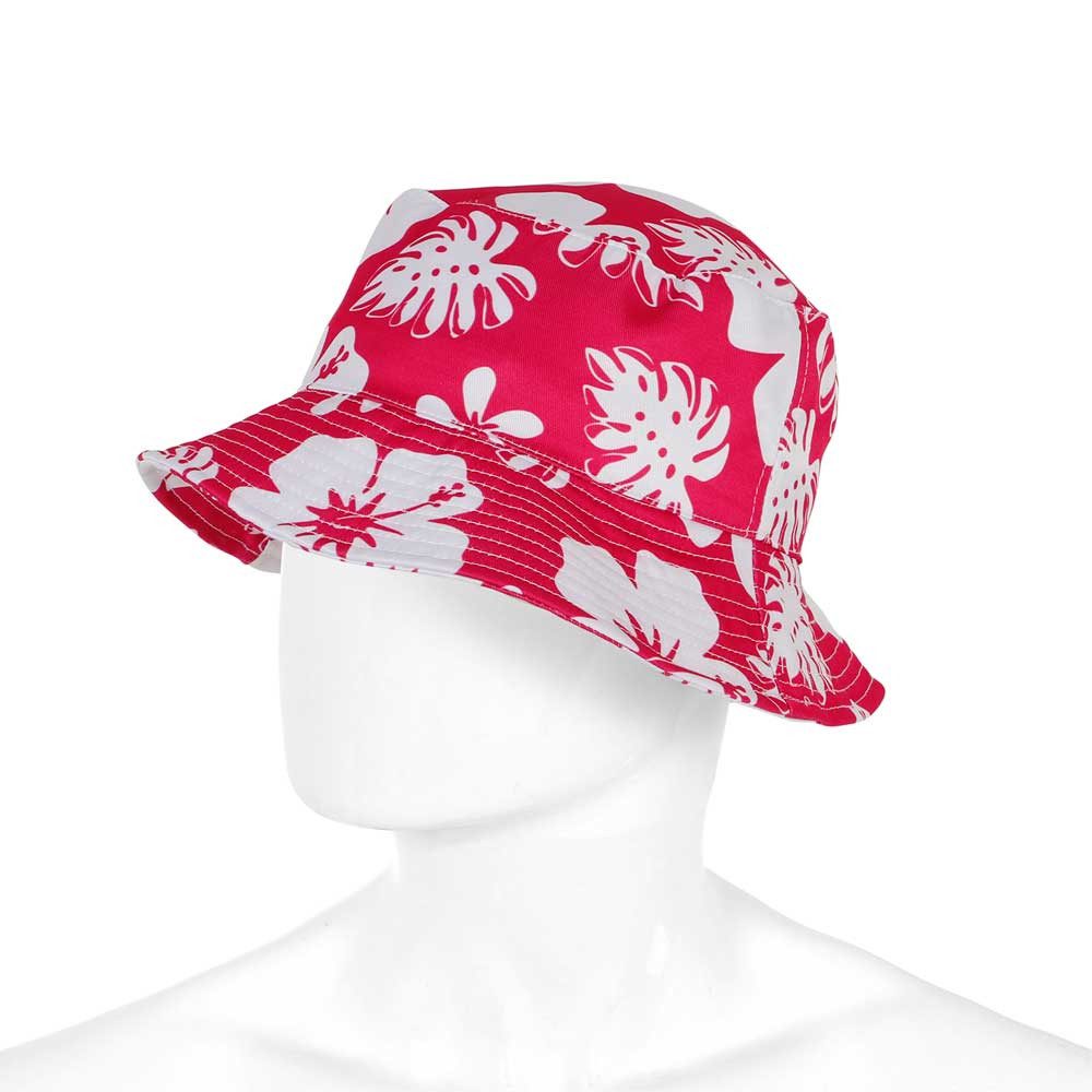 Karactermania Fischerhut Hawaii Bucket Kindermütze Rot Hut Mütze Sommerhut Sommerliches Design