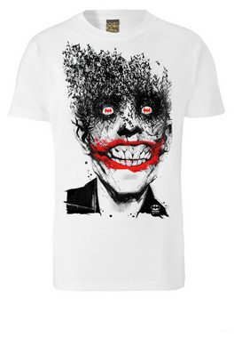 LOGOSHIRT T-Shirt DC Batman - Joker Bats mit schaurigem Joker-Frontprint