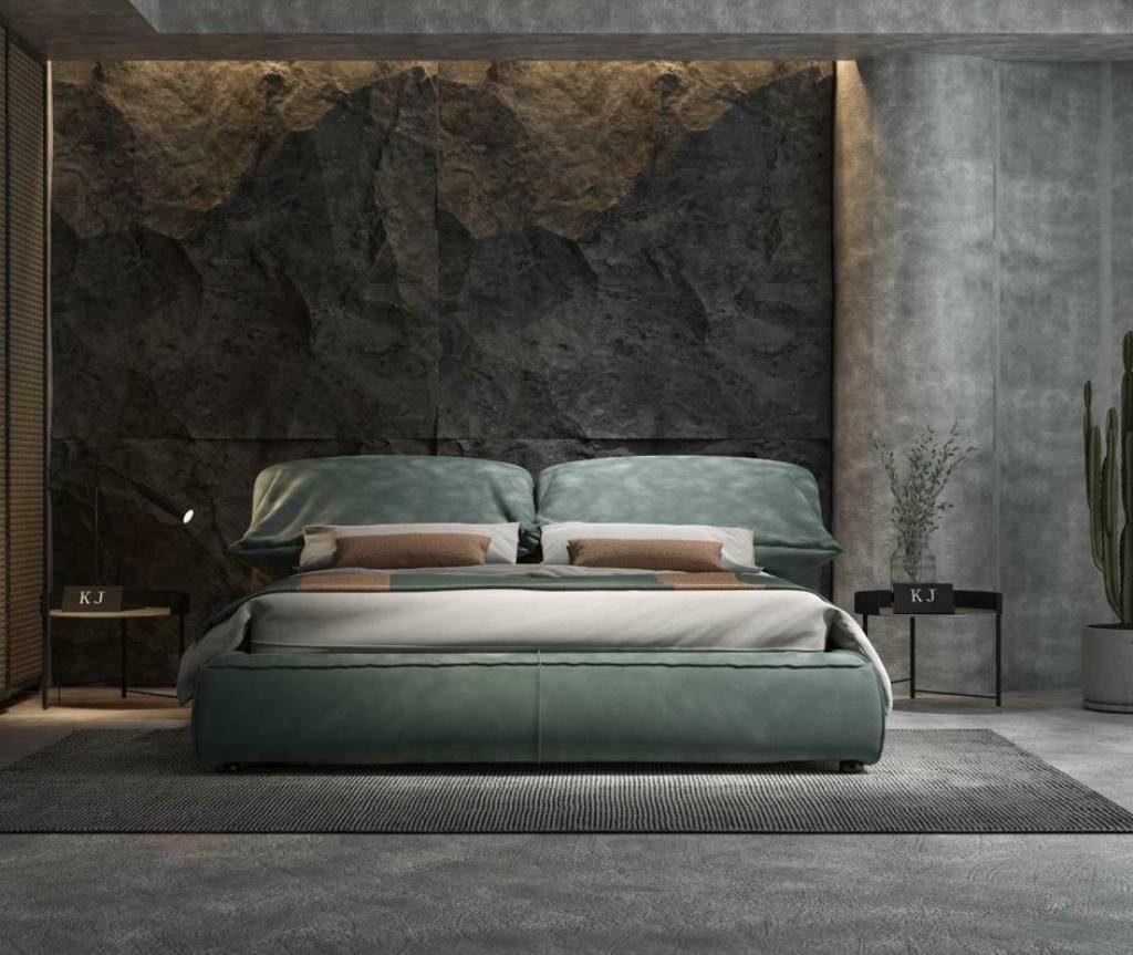 Bett, Möbel 180x200cm Doppel JVmoebel Schlazimmer Designer Italienische Bett