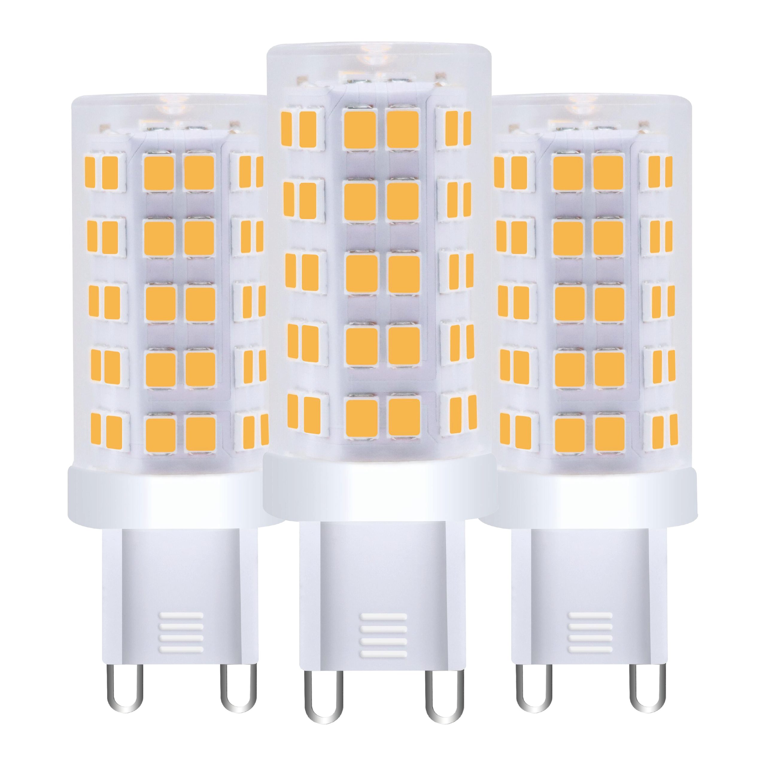 proventa LED-Leuchtmittel LED Kapsel, G9, G9 4.5W warmweiß Klar 3-Pack günstig online kaufen