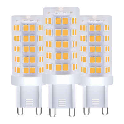 LED's light LED-Leuchtmittel 0620136 LED Kapsel, G9, G9 4.5W warmweiß Klar 3-Pack