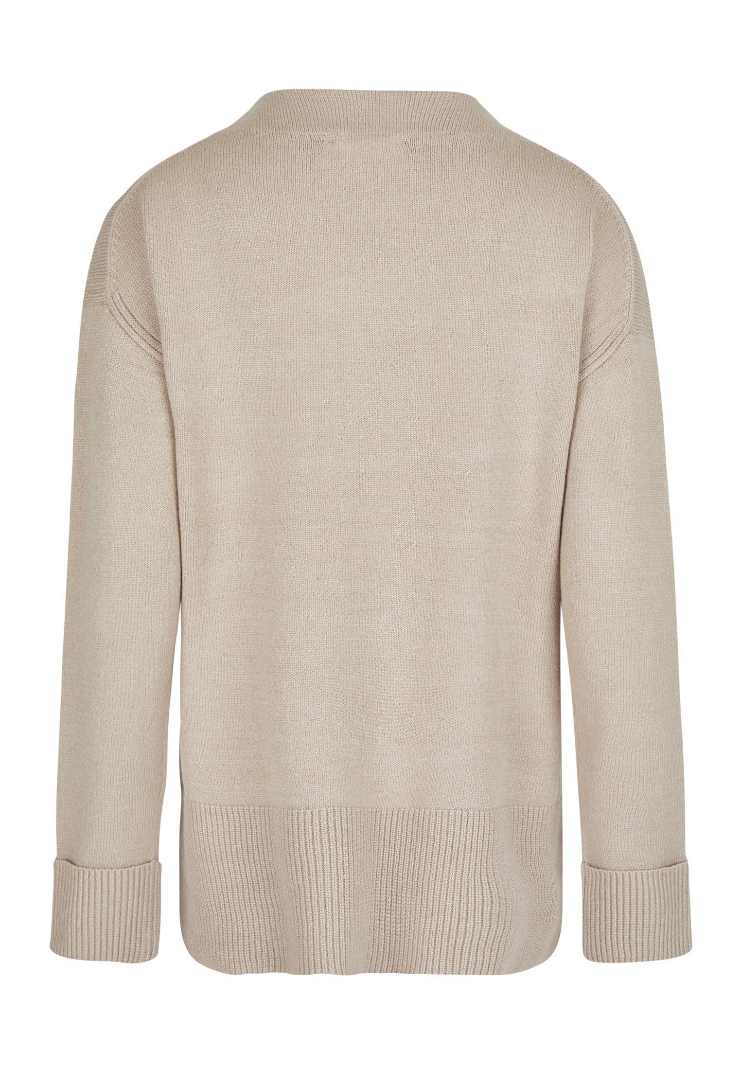 MARC AUREL Rollkragenpullover Pullover mit Schlitzen