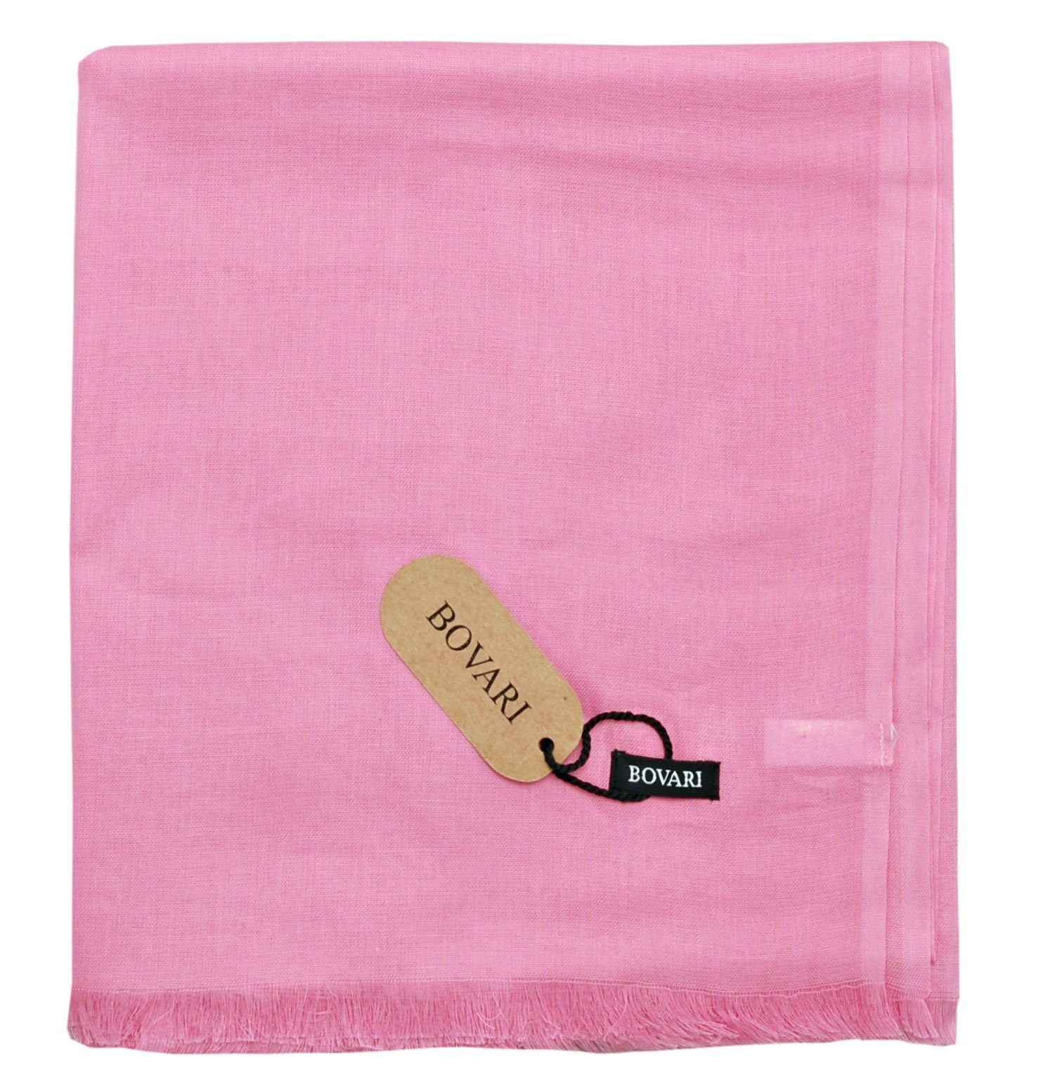 Bovari Schal Damen-Schal aus 100% gekämmter Bio-Baumwolle - handgewebt, - leicht, atmungsaktiv, dünn - Sommerschal in XL Größe 180x70 cm