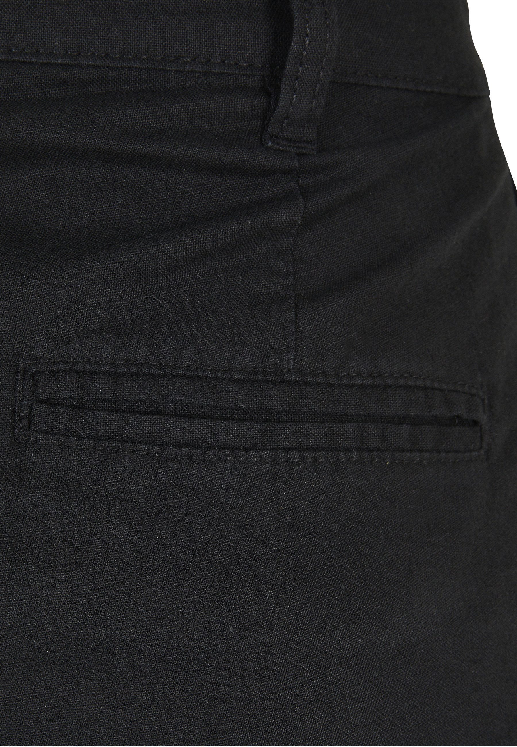 URBAN CLASSICS Trainingshose Urban Classics Damen Ladies High Linen Mixed Wide Leg Pants (1-tlg)