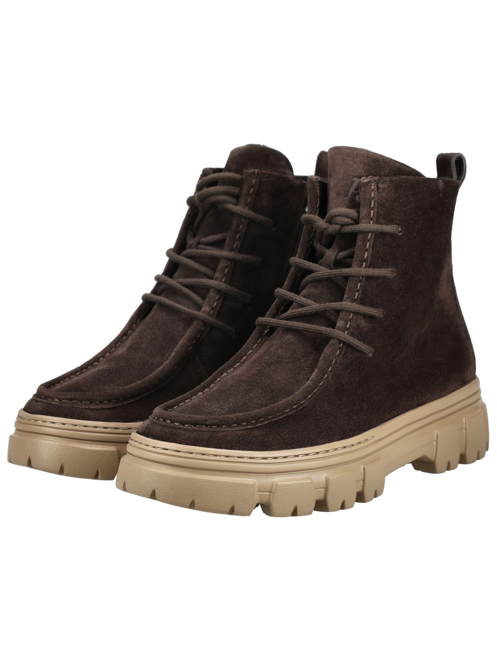 Paul Green Paul Green Stiefelette Veloursleder Schnürstiefelette – Bild 4 von 5