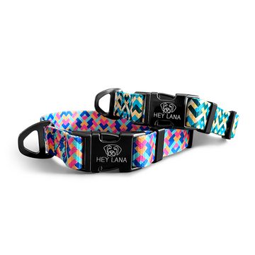 Hey Lana Hunde-Halsband Hundehalsband – Kunterbunt