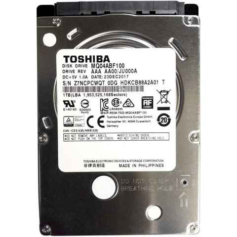 Toshiba MQ04ABF100 interne HDD-Festplatte (1000) 2,5", Bulk verpackt