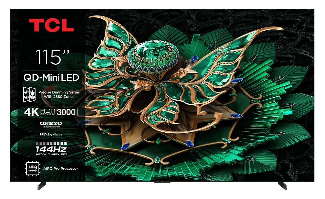TCL QD-Mini C7K LED-Fernseher (292 cm/115 Zoll, 4K Ultra HD, Smart-TV)