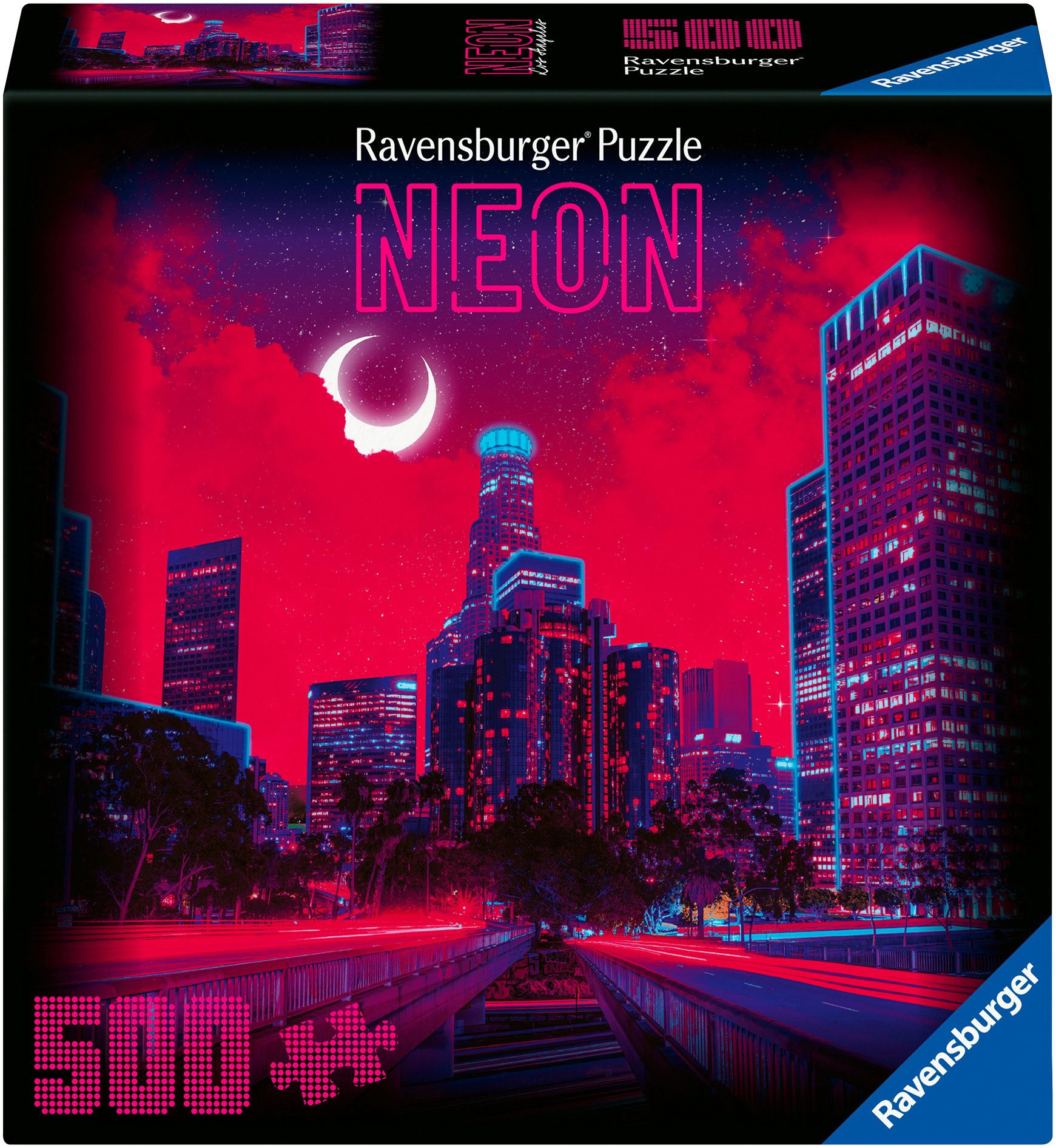 Ravensburger Puzzle Los Angeles, 500 Puzzleteile, Made in Germany