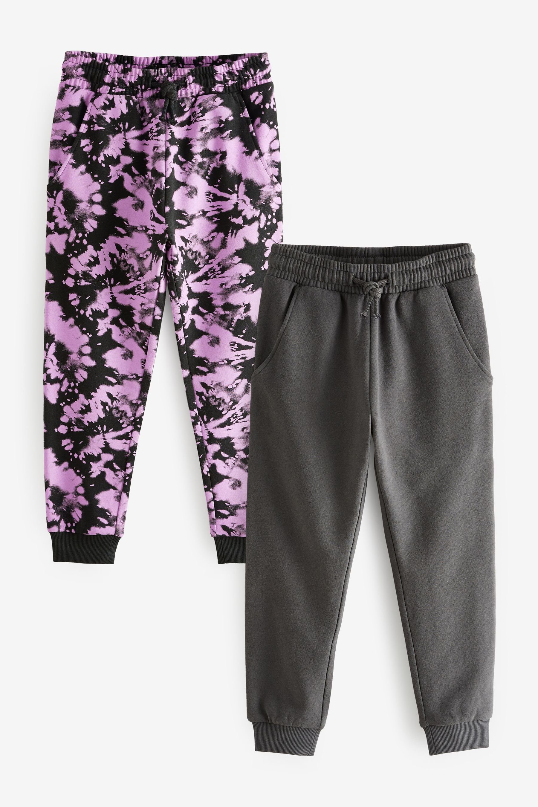 French Connection Mädchen-Jogginghosen 2er-Pack – Mit Taschen, Verstellbarem Bund