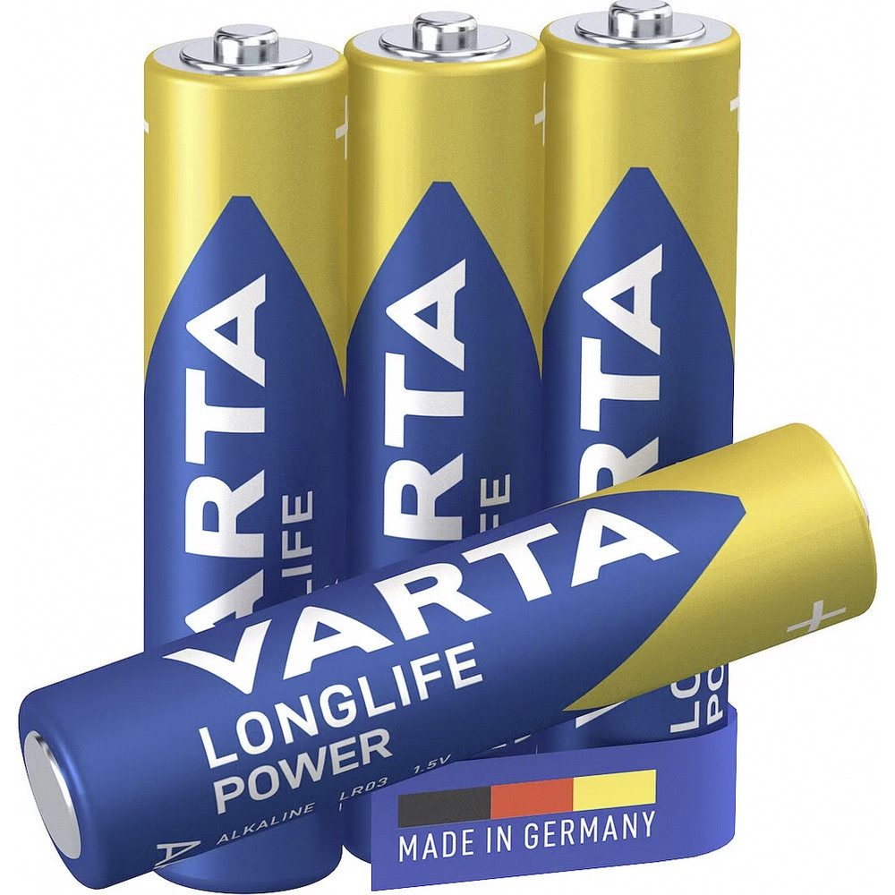 VARTA Varta Longlife LR03 Micro (AAA)-Batterie Alkali-Mangan 1200 mAh 1.5 V Batterie