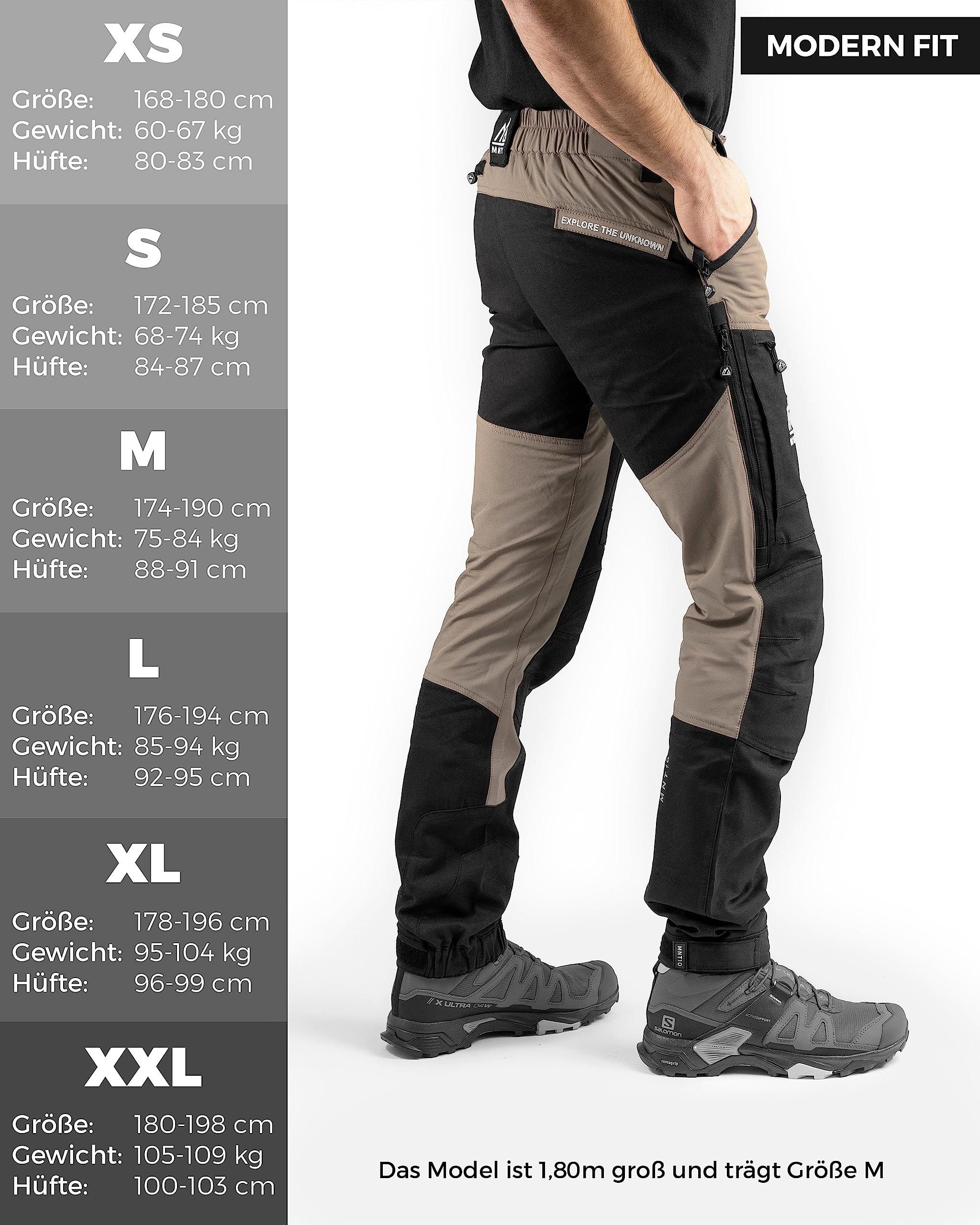 MNT10 Outdoorhose Hose Wanderhose Leichte Herren Gray – Outdoor Sahara für