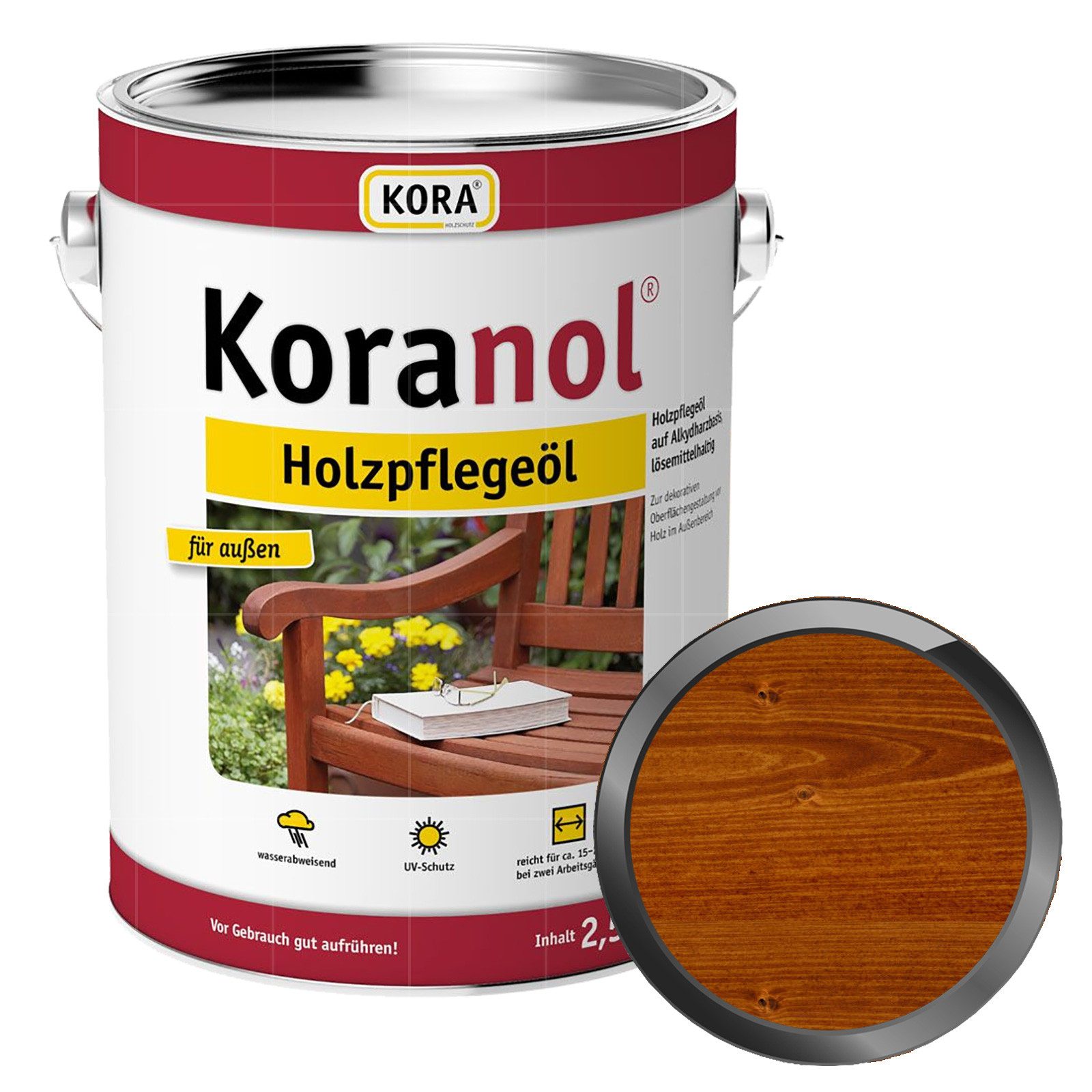 KORA Holzöl KORANOL HOLZPFLEGEÖL - 2.5 LTR