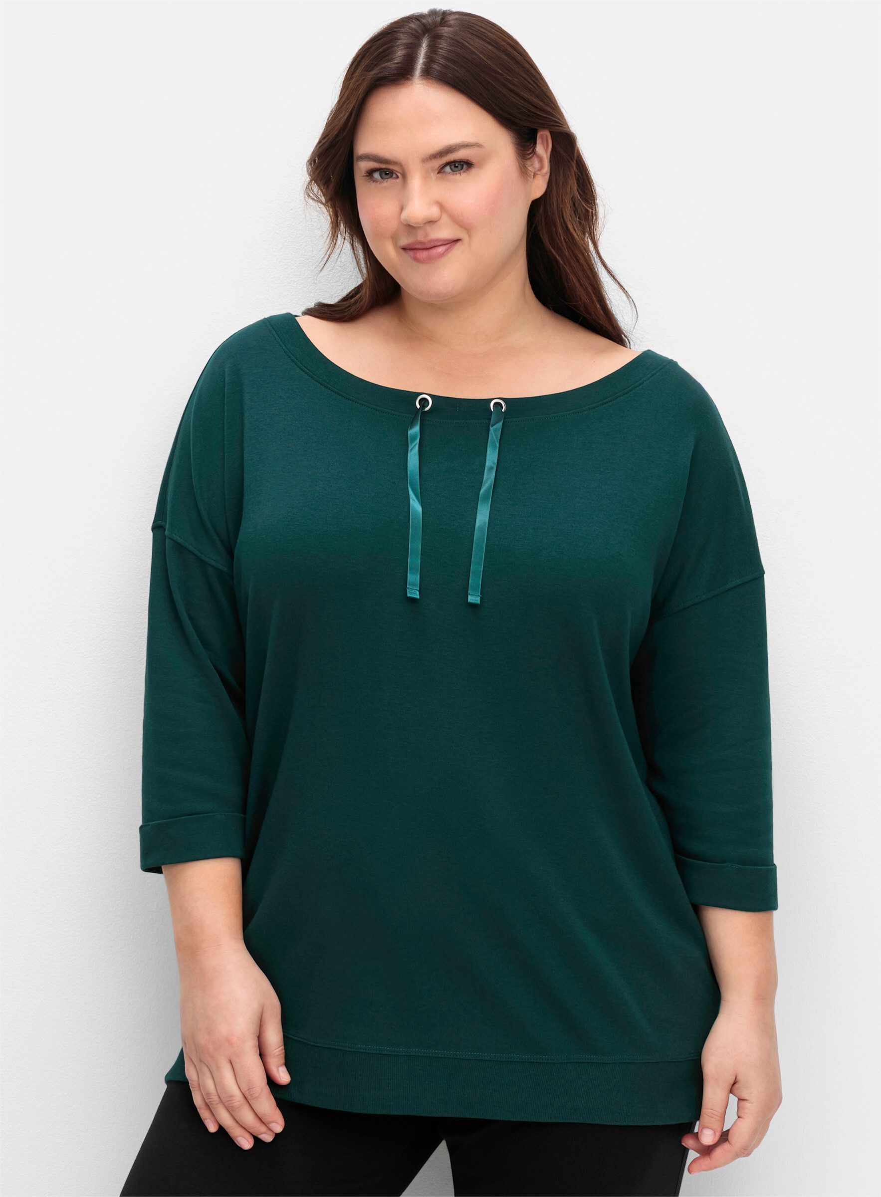 Sheego Sweater Oversize-Shirt günstig online kaufen