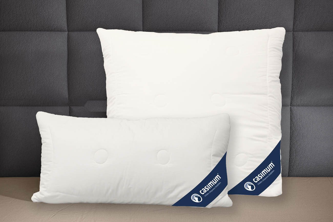 casimum 3-Kammer-Kopfkissen LUXUS Kamelhaar-Kissen 80x80, Kissen günstig online kaufen