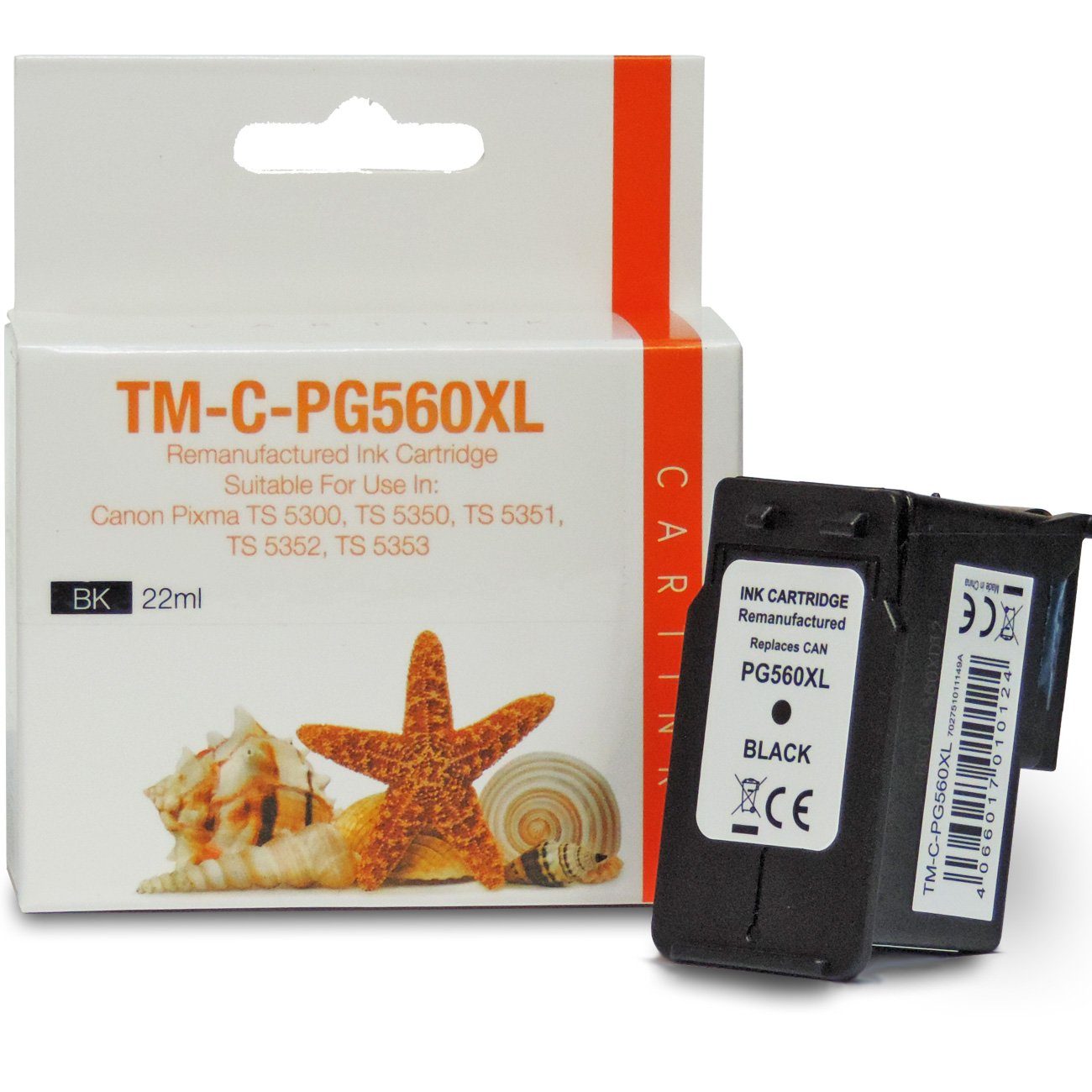 Kompatibel Canon PG-560 XXL, 3712C001 Schwarz Tintenpatrone (5452)