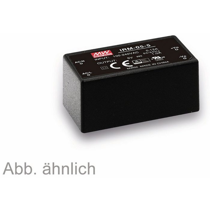 MeanWell MEANWELL AC/DC-Printnetzteil IRM-05-12 12 V-/0 42 Labor-Netzteil