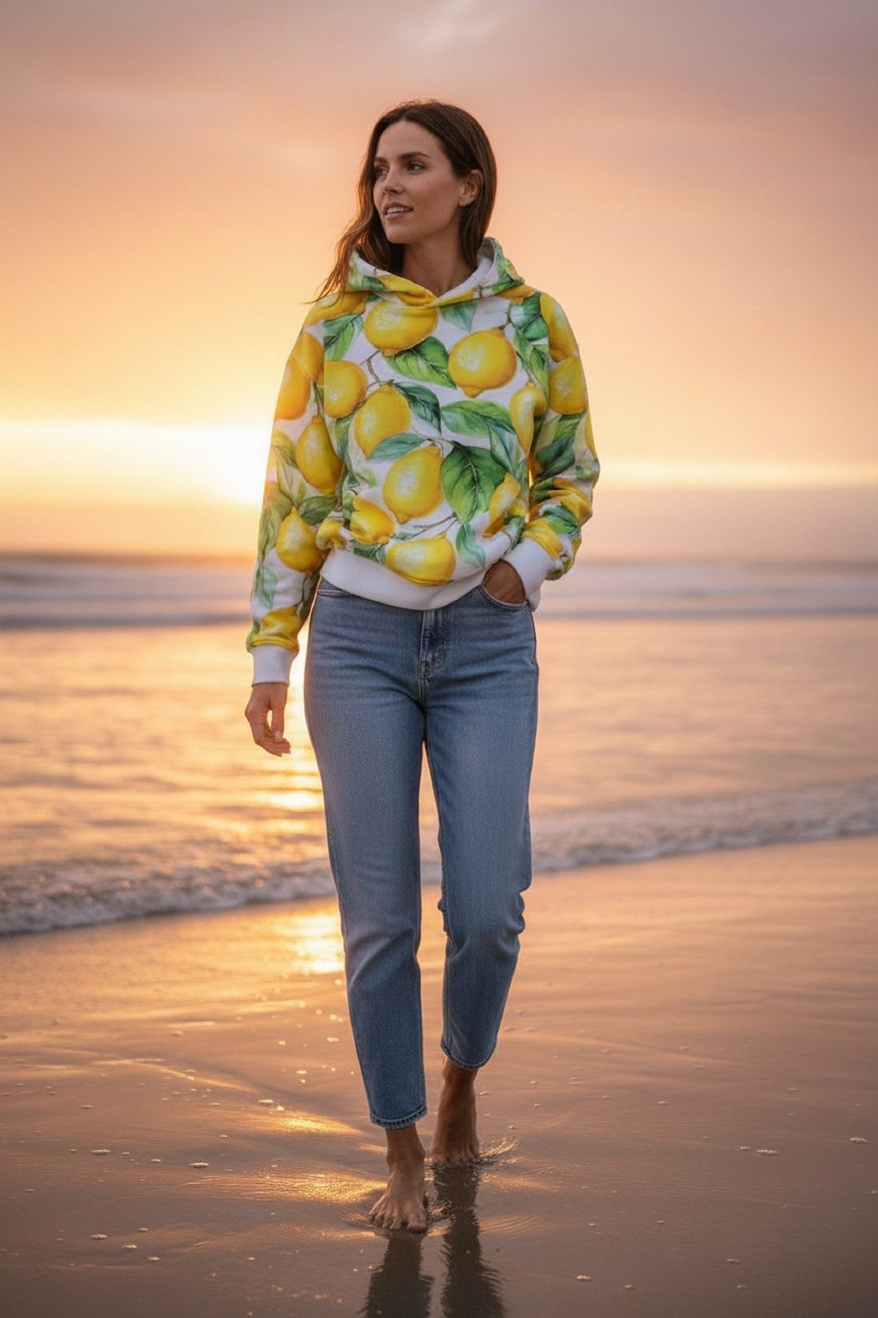 salzhaut Hoodie BARCH Damen Relaxed-Fit salzhaut Kapuzenpullover – bequemer Fit und nordisch klares Design