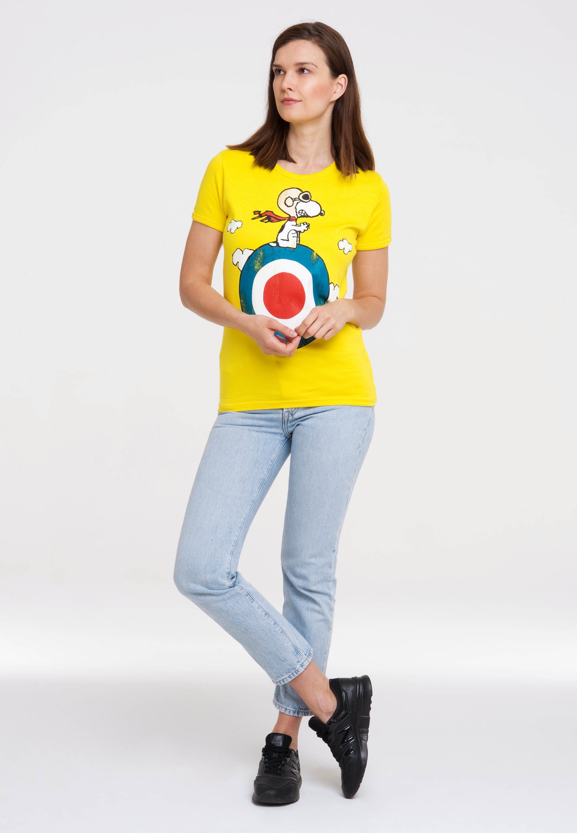 mit lizenziertem Snoopy T-Shirt Originaldesign LOGOSHIRT