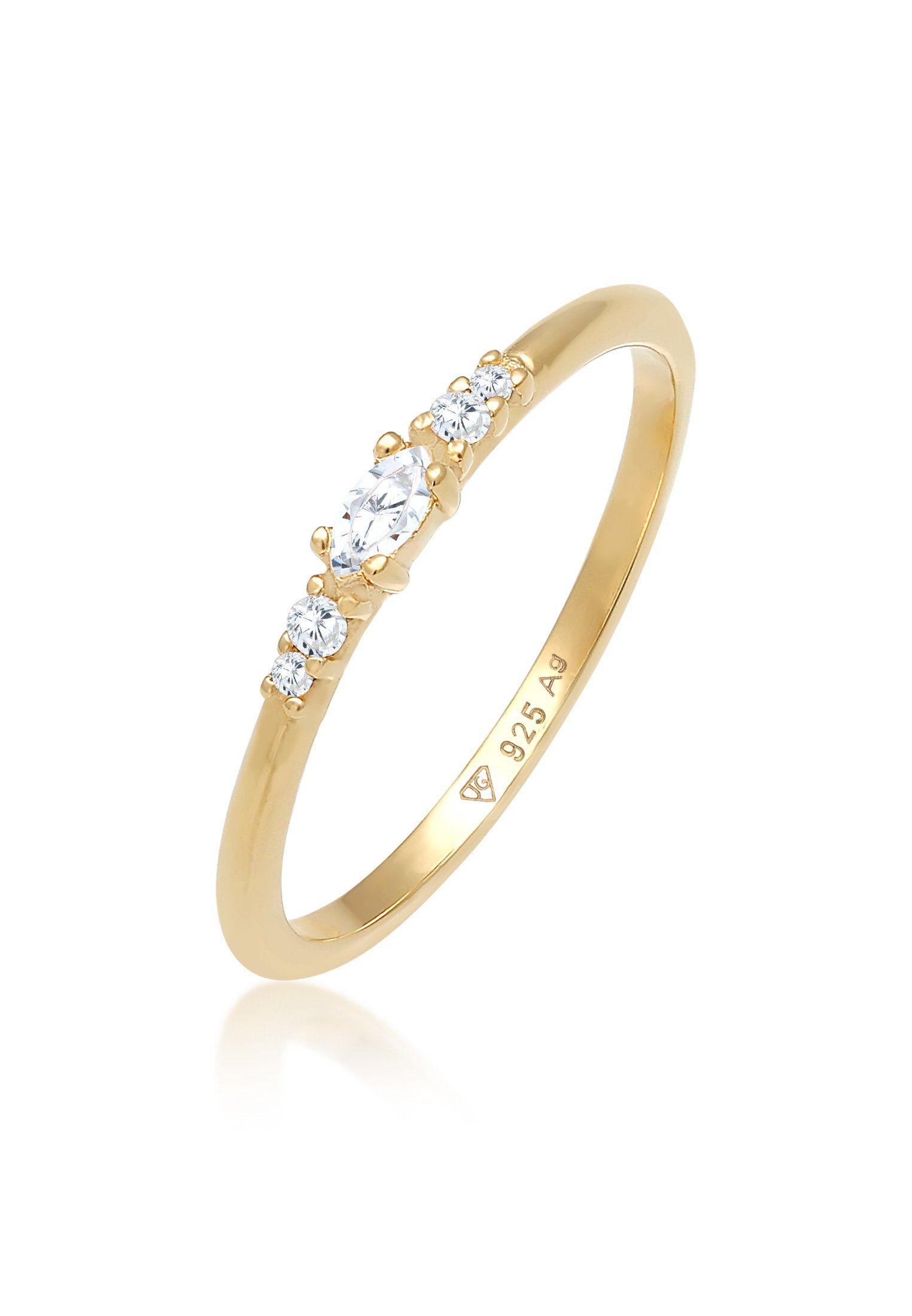 Elli Verlobungsring Zirkonia Marquise Elegant Verlobung 925 Silber günstig online kaufen