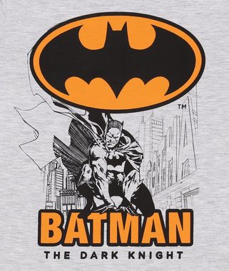 Sarcia.eu Pyjama Batman Sommer Schlafanzug für Jungen, kurzarm, grau-schwarz