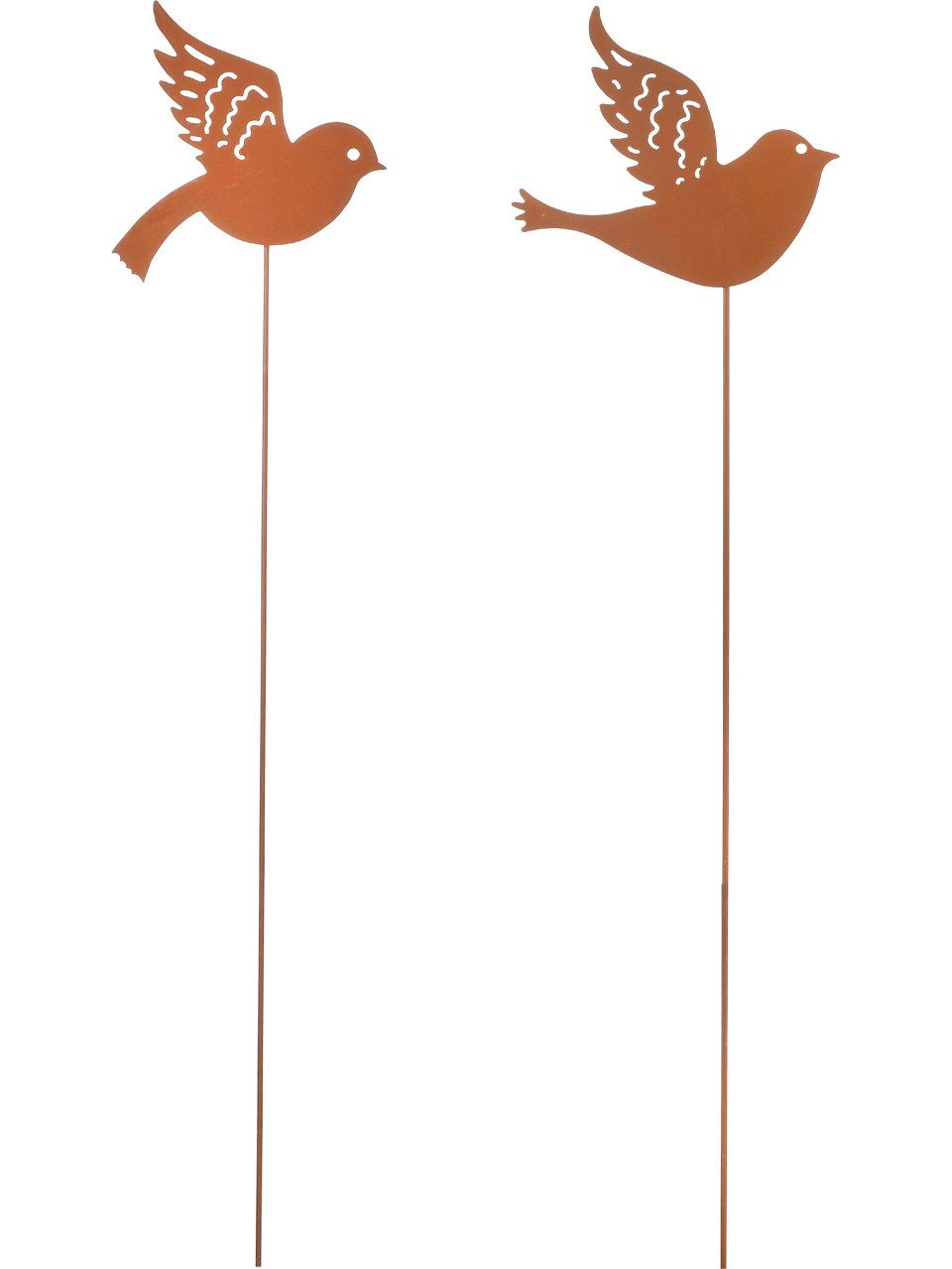Gartenstecker Mica Gartenstecker Vogel Rost 85 cm