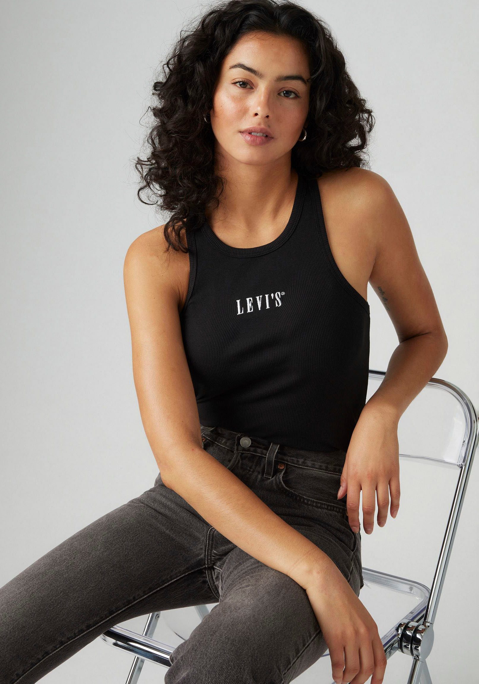 Levi's® Ripptanktop GRAPHIC GEMINI mit Logostickerei und Struktur-Optik günstig online kaufen