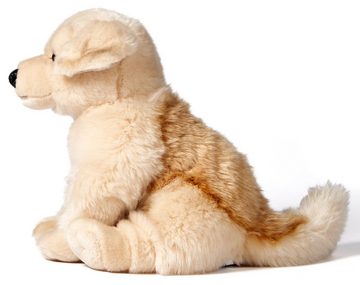 Uni-Toys Kuscheltier Golden Retriever, sitzend - 25 cm (Höhe) - Plüsch-Hund, Plüschtier, zu 100 % recyceltes Füllmaterial