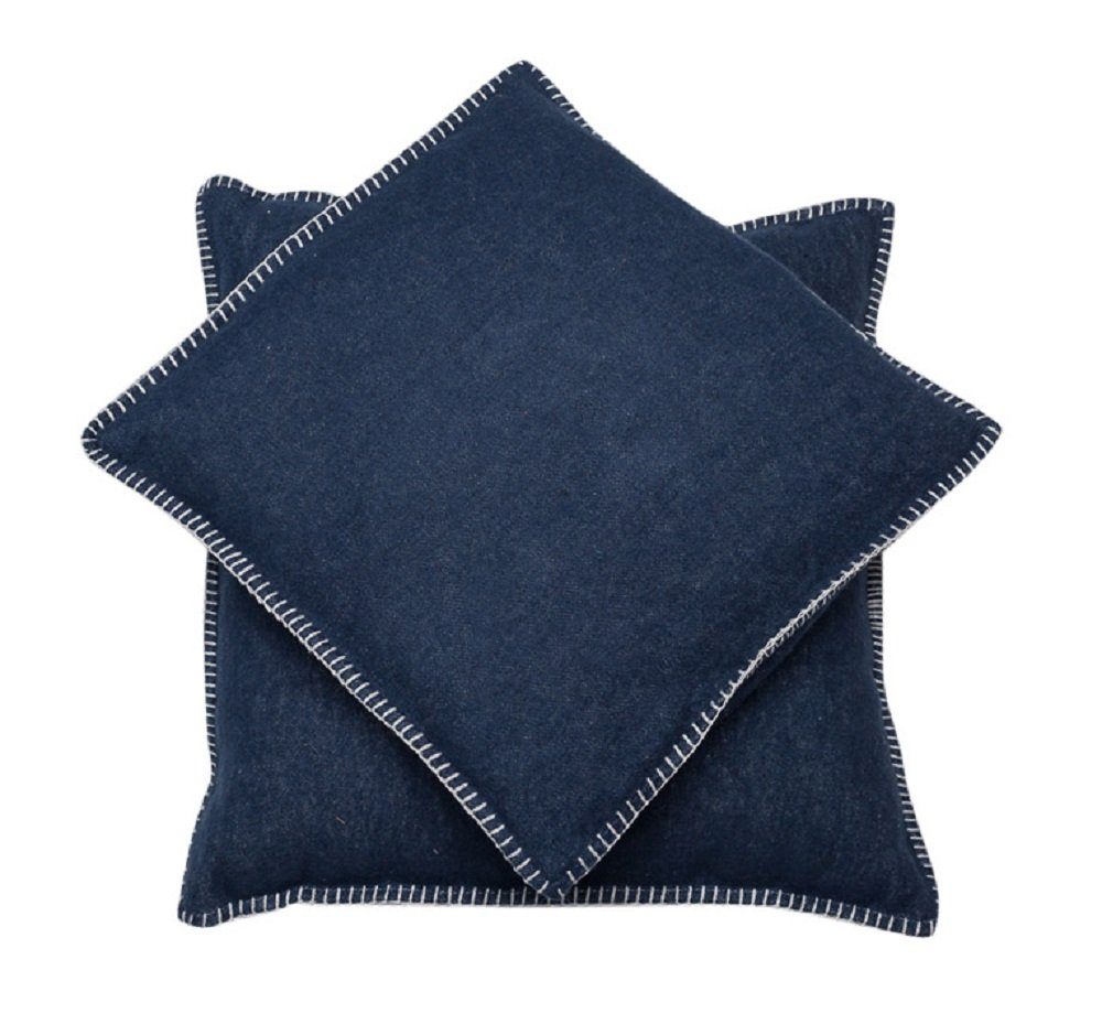 DAVID FUSSENEGGER Kissenbezug Kissenhülle Sylt 'Uni', Flanell günstig online kaufen