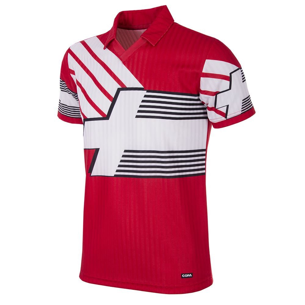 COPA Fußballtrikot Retro Schweiz 1990-92