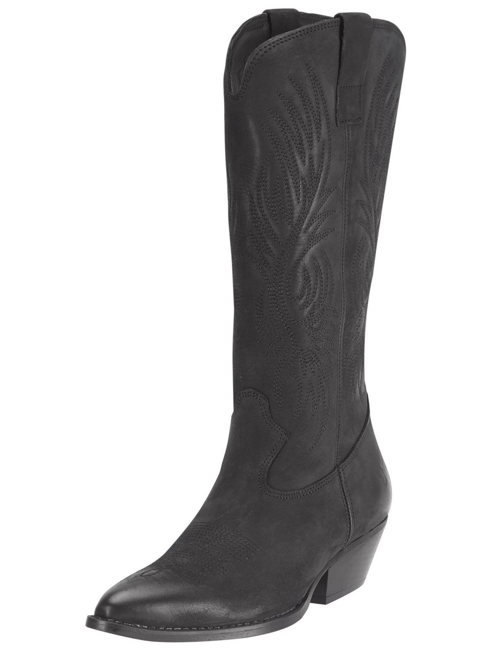 Felmini Stiefel Nubukleder . Bikerboots günstig online kaufen