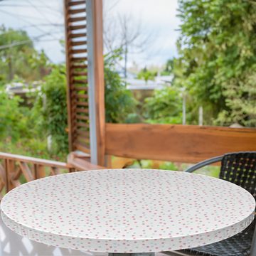 Abakuhaus Tischdecke Rundum-elastische Stofftischdecke, Gefleckt Punktmuster auf einfarbigem Hintergrund