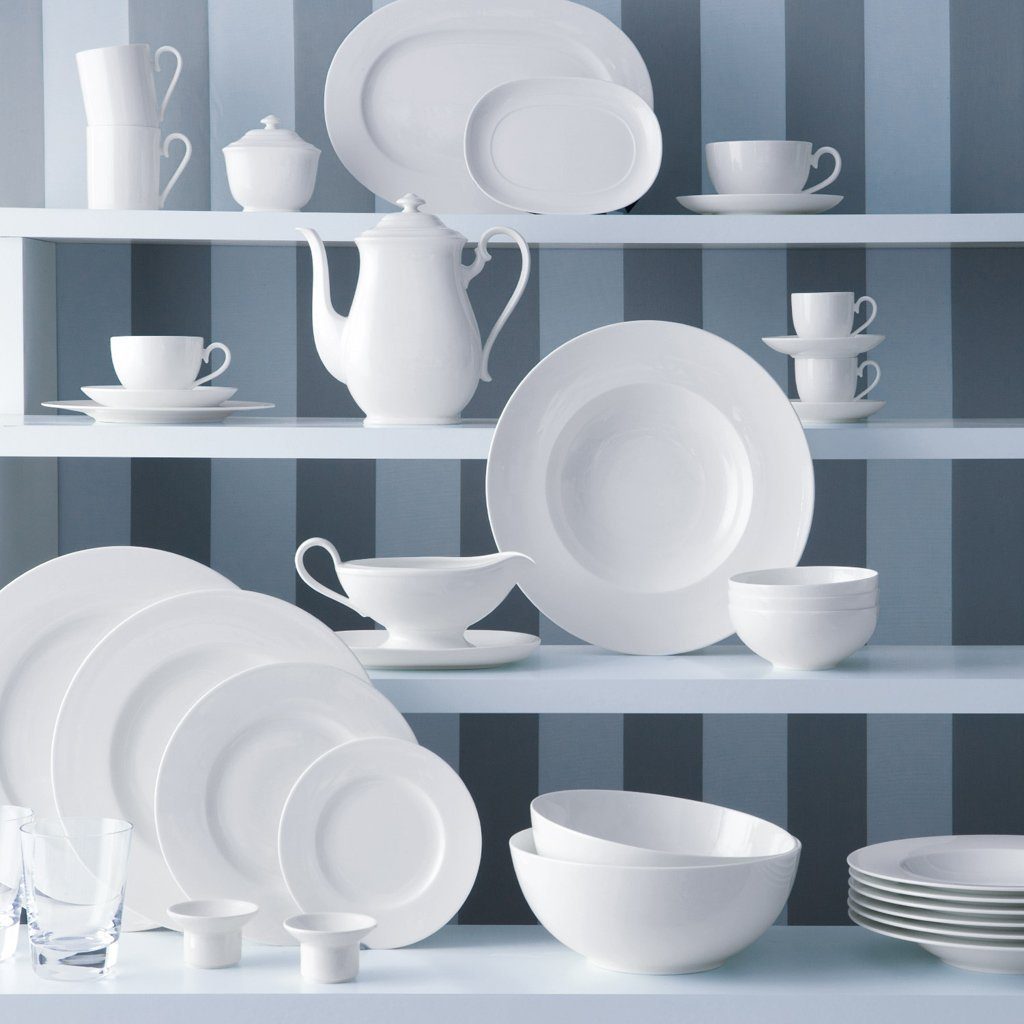 Villeroy & Boch Kaffeekanne Royal Kaffeekanne, (1-St), Premium Bone Porcelain, 1 Stck, mikrow.- & spülm.sicher