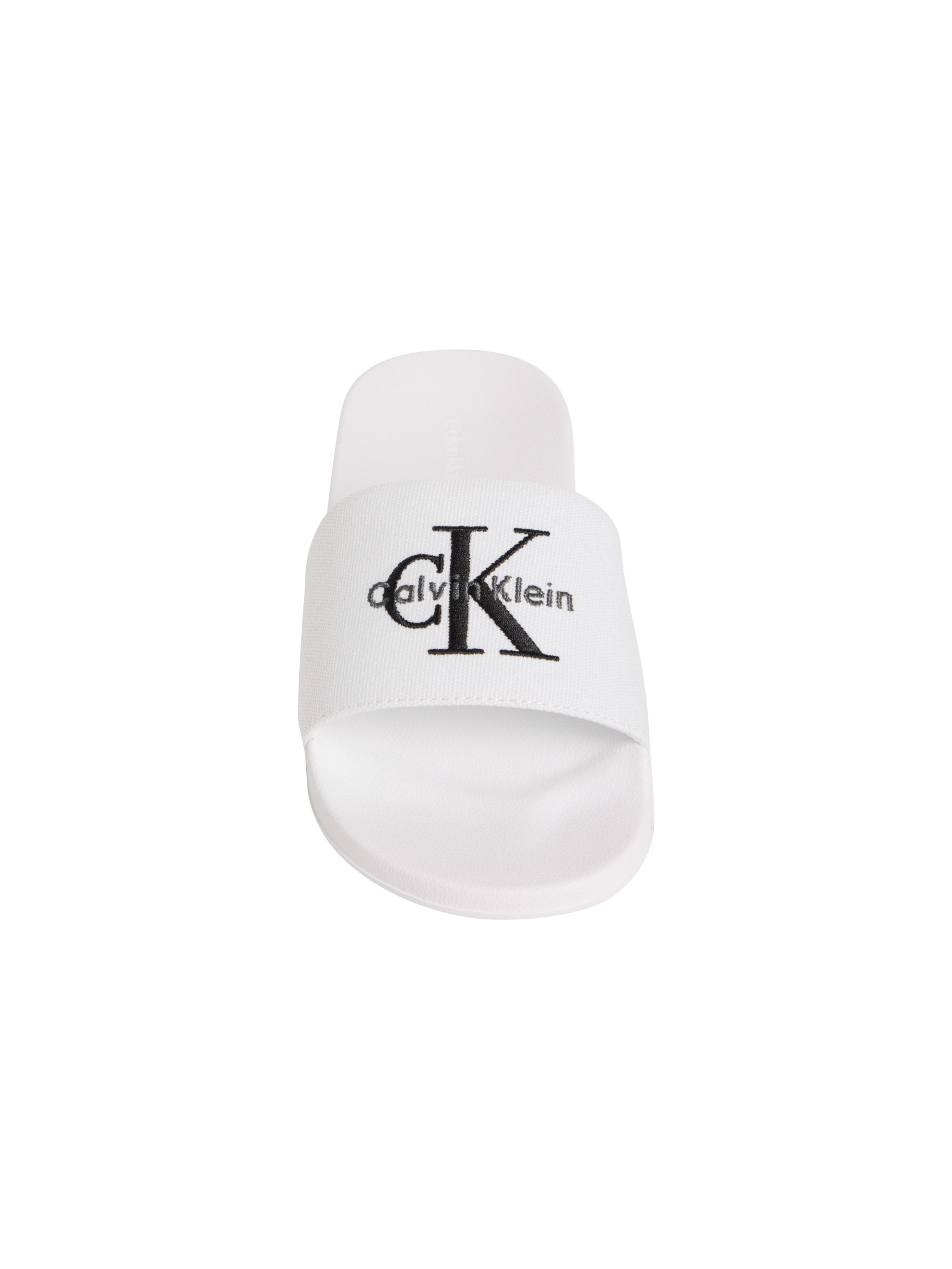 Calvin Klein ESS SLIDE CV WN Pantolette Sommerschuh, Poolslides, Pantolette, Strandschuh mit Logoschriftzug – Bild 5 von 5