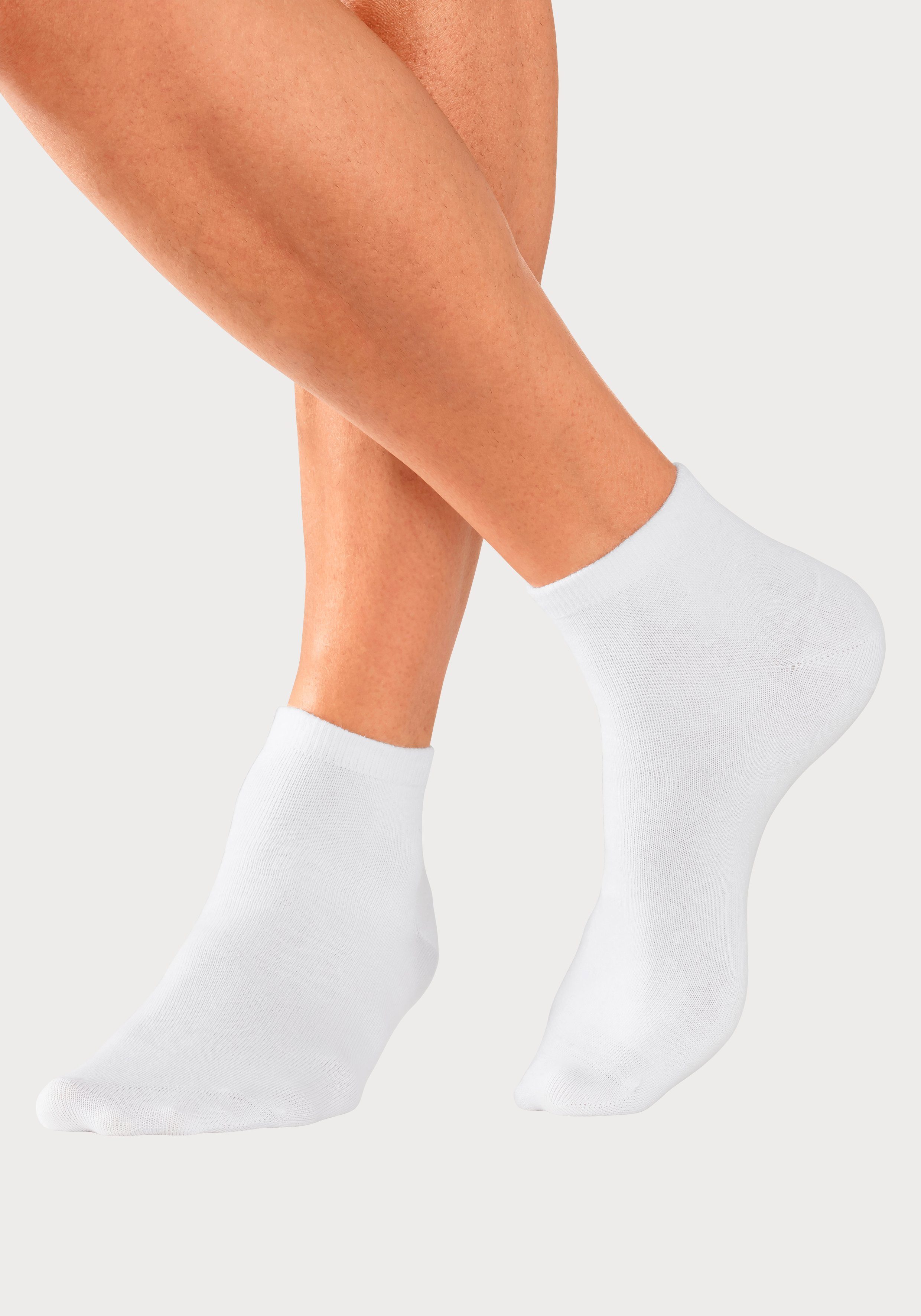 Bench. Kurzsocken Herren Sportsocken, Laufsocken Atmungsaktive Baumwolle (Packung, 6-Paar, Quarter Socks Gr. 35-38 bis 43-46) mit eingestricktem Markenlogo im B – Bild 5 von 5