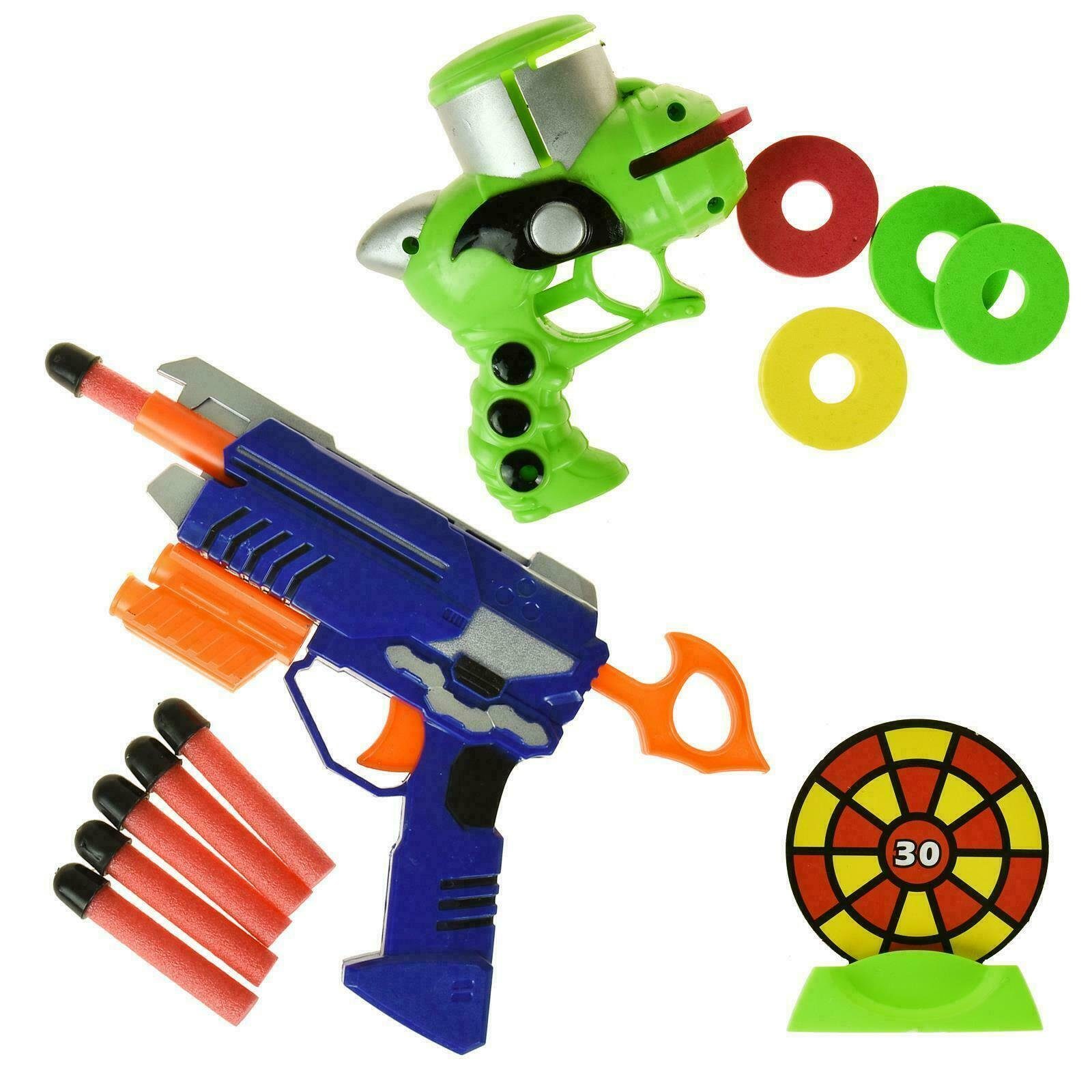 RHP Blaster Shooter Schaumstoff Soft • Pistolen für Kinder • Spielset • Zielschieß