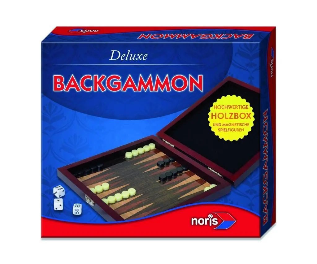 Noris Spiel Deluxe Reisespiel Backgammon