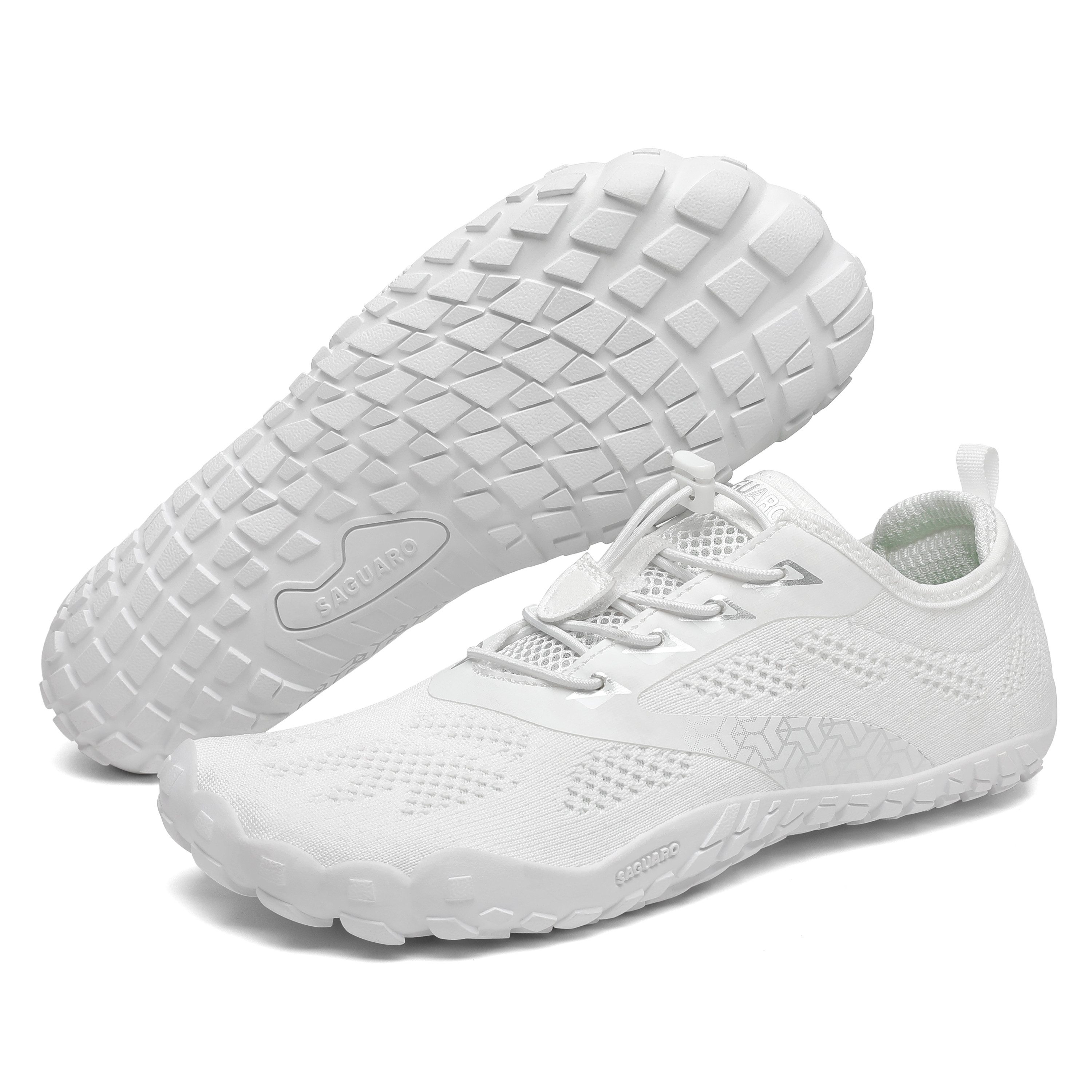 SAGUARO Sport Sommer Barfußschuh (5mm Sohlenstärke, Nullabsatz, bequem, leicht, atmungsaktiv, rutschfest) Minimalschuhe Laufschuhe Sport-Schuhe Jogging Sneaker Trail-Running