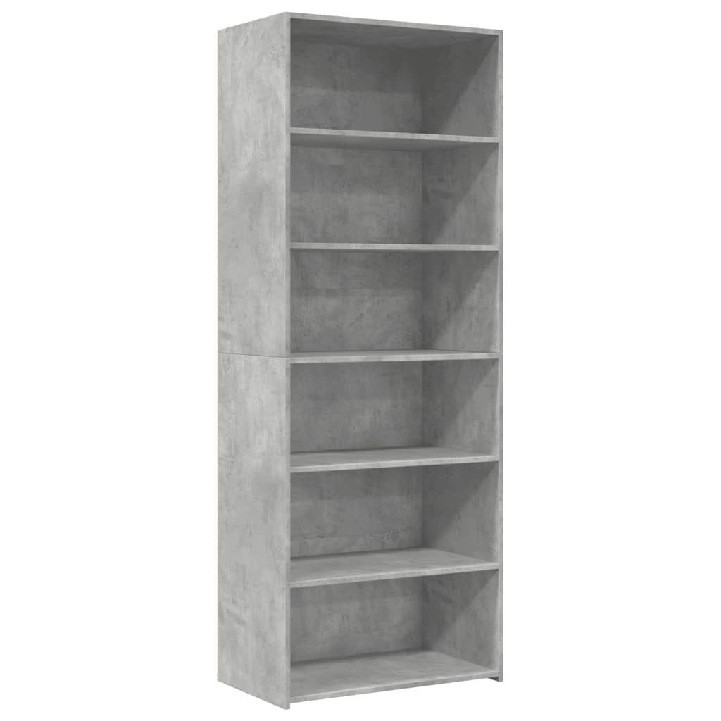 vidaXL Highboard Highboard Betongrau 70x41x185 cm günstig online kaufen