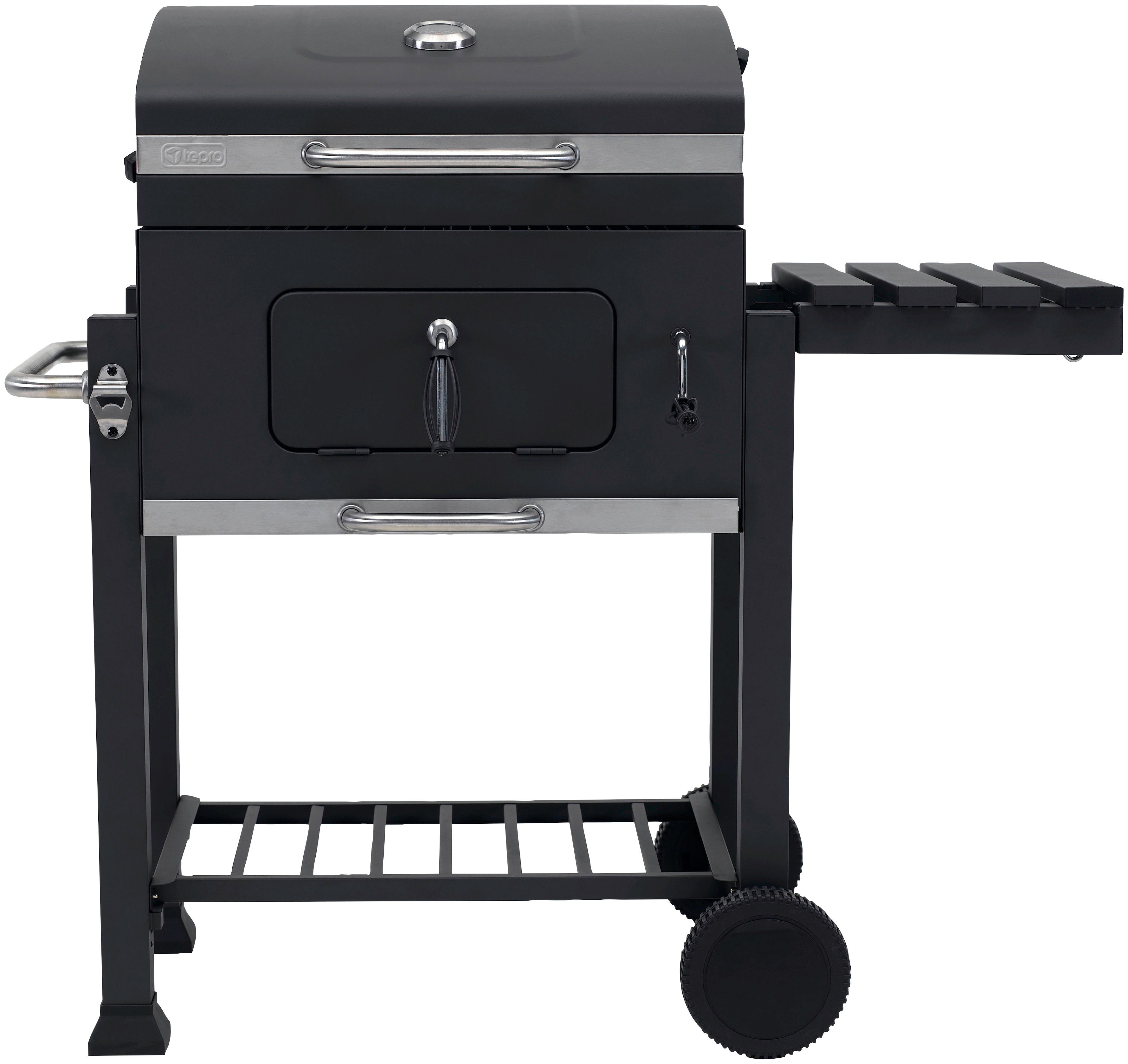 Tepro Holzkohlegrill »Grillwagen Toronto Click«, BxTxH: 115x67x107 cm ...