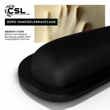 CSL Tastatur-Handballenauflage, Handgelenkauflage Tastatur Keyboard, ergonomische Haltung, 43 cm
