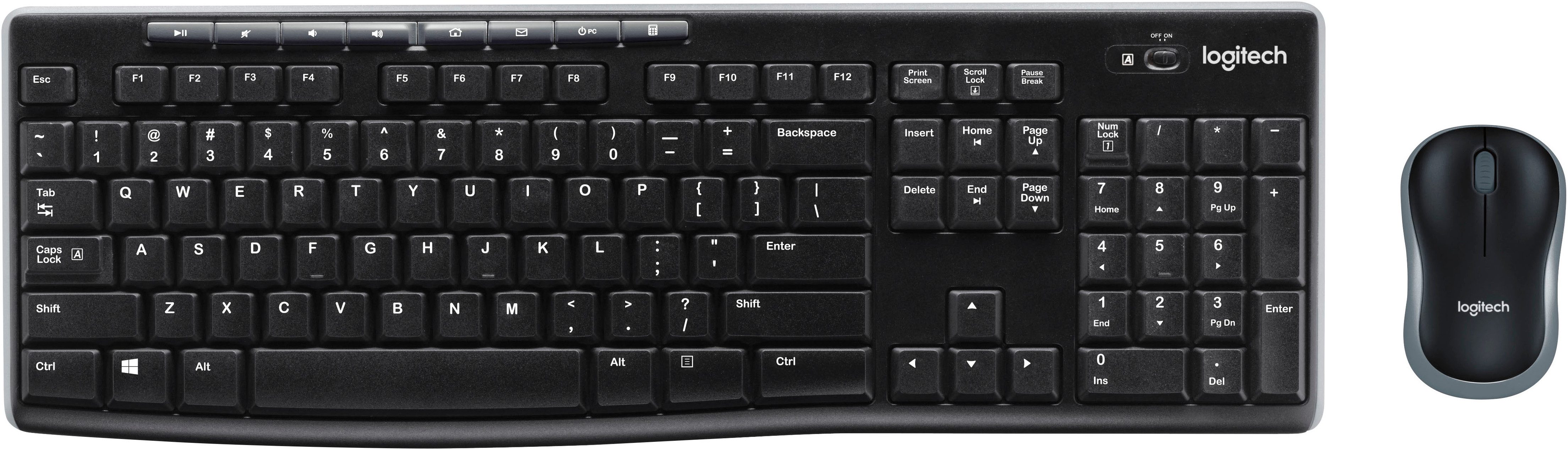 Logitech Wireless Combo MK270 Wireless-Tastatur