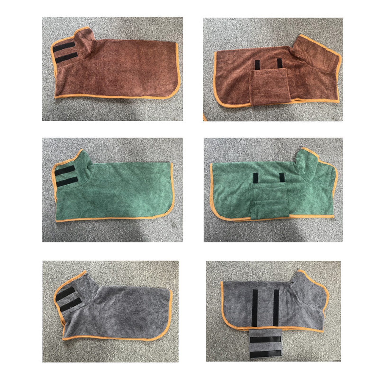 Jumpeak Hundebademantel Bademantel Hund, Hundehandtuch, Hundebademantel für große Hunde, Voll-einhüllend, Hochsaugend, Schnell-trocknend,Für Hunde & Katzen
