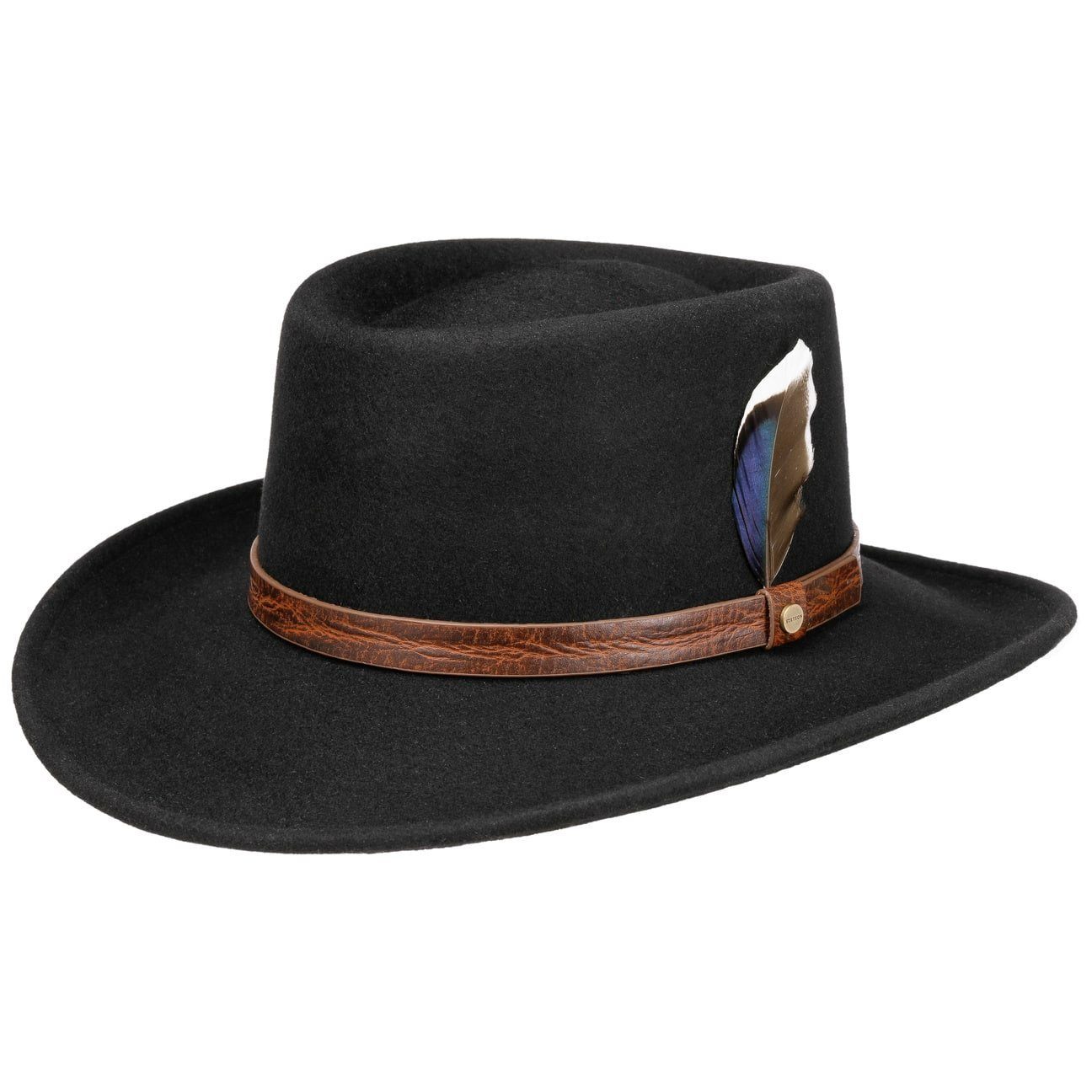 Stetson Filzhut (1-St) Wollfilzhut mit Lederband günstig online kaufen