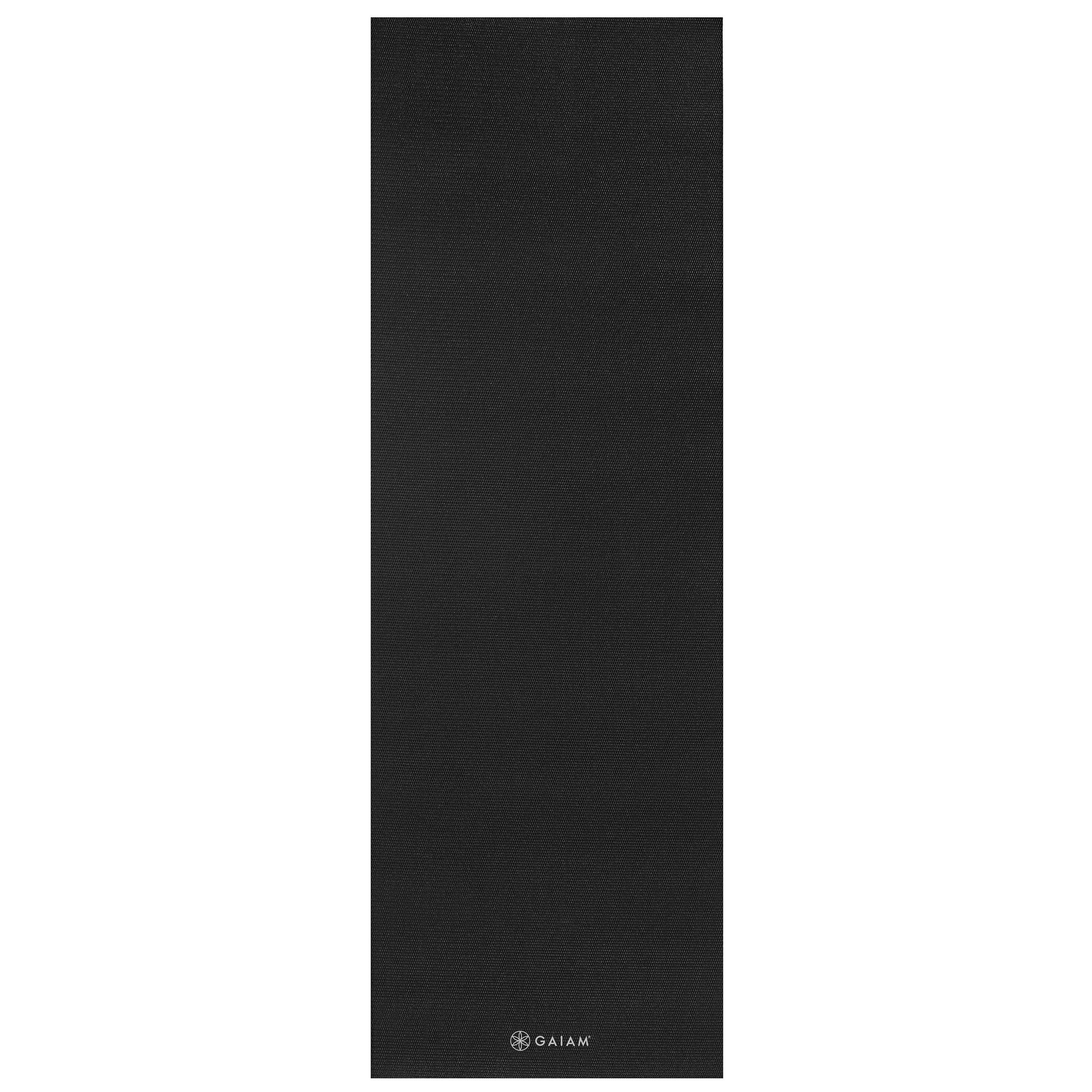 GAIAM Yogamatte Gaiam Yoga-Matte - Schwarz - 4 mm - Anti-Rutsch