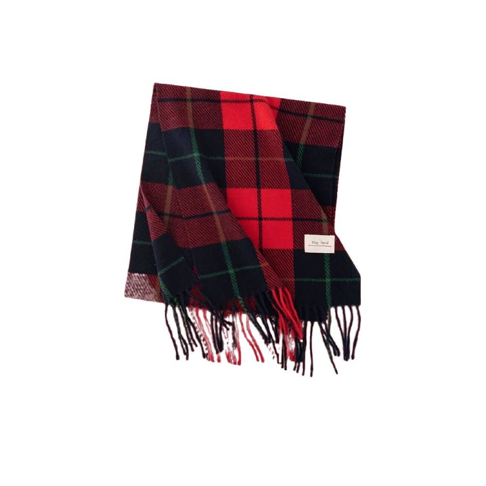 Blusmart Modeschal Herbst und Winter Weihnachten Plaid Schal, (Streifen, Pl günstig online kaufen