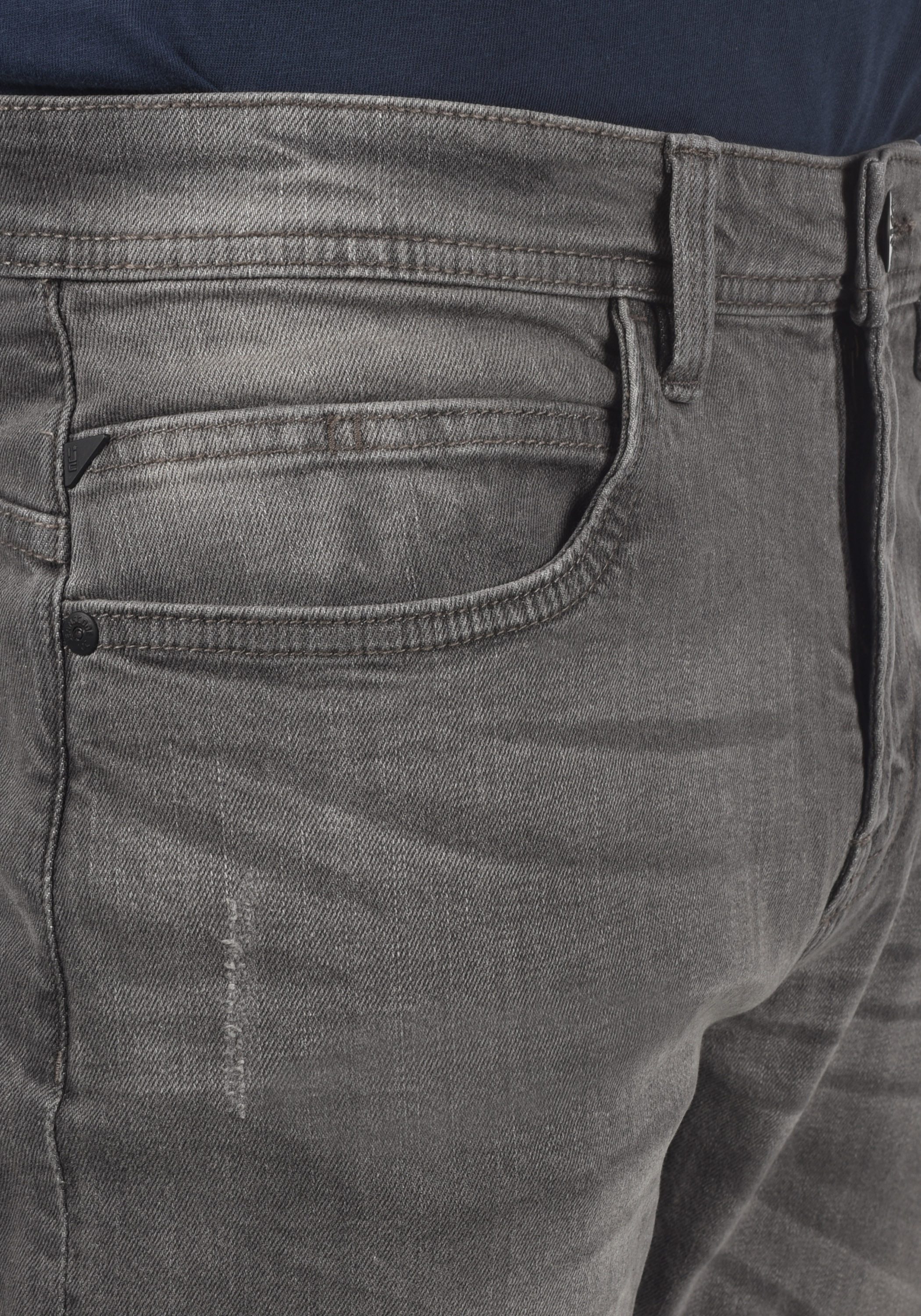 Indicode 5-Pocket-Jeans IDQuebec Denim Hose im Washed-Out Look