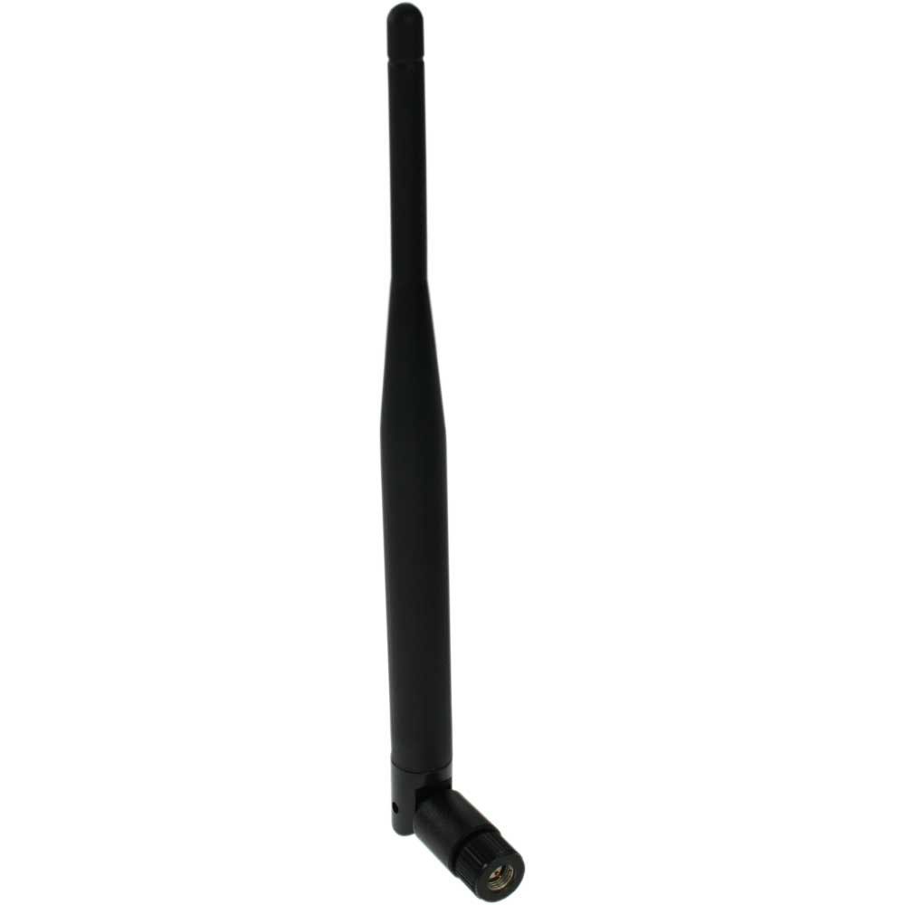 InLine® 40800A WLAN Gummi Antenne für AP und Router SMA 5dBi Netzwerk-Patch-Panel