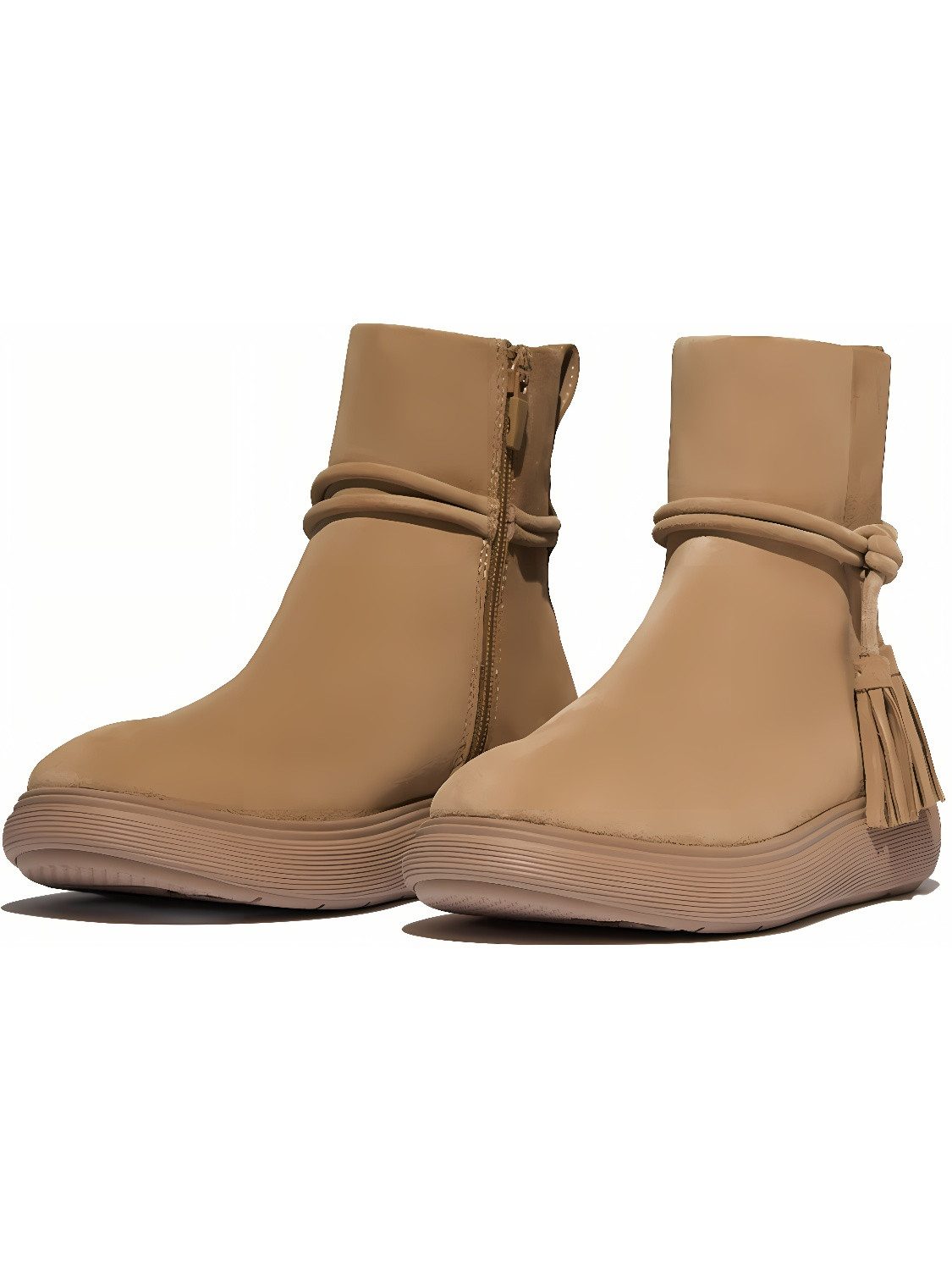 Fitflop IQ-Comff Tassel Suede Short Boots Stiefel