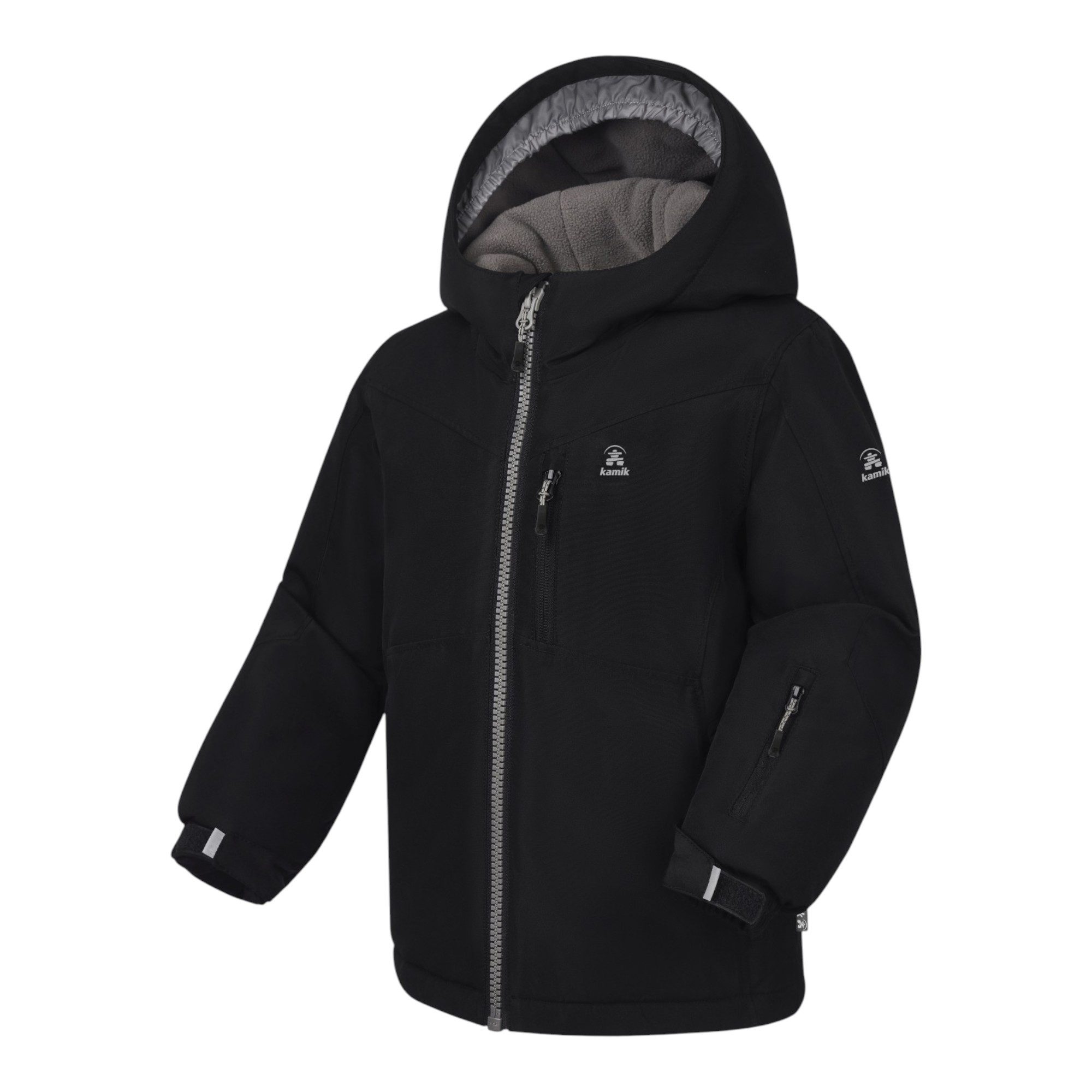 Kamik Winterjacke Niko (wind- und wasserdicht, reflektierend) schwarz Jungen – Bild 4 von 5